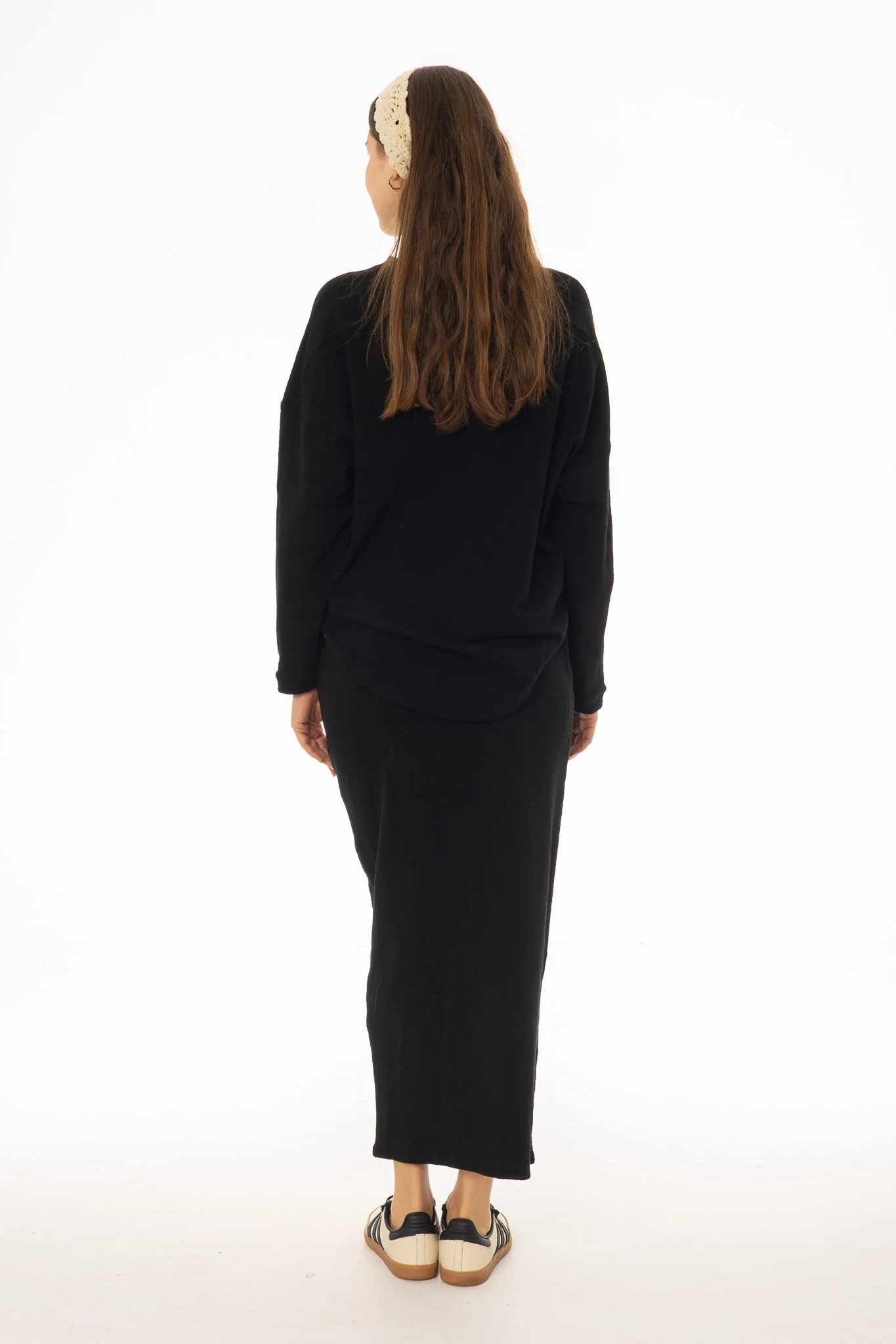 Black Drawstring Skirt Legging - Image 4
