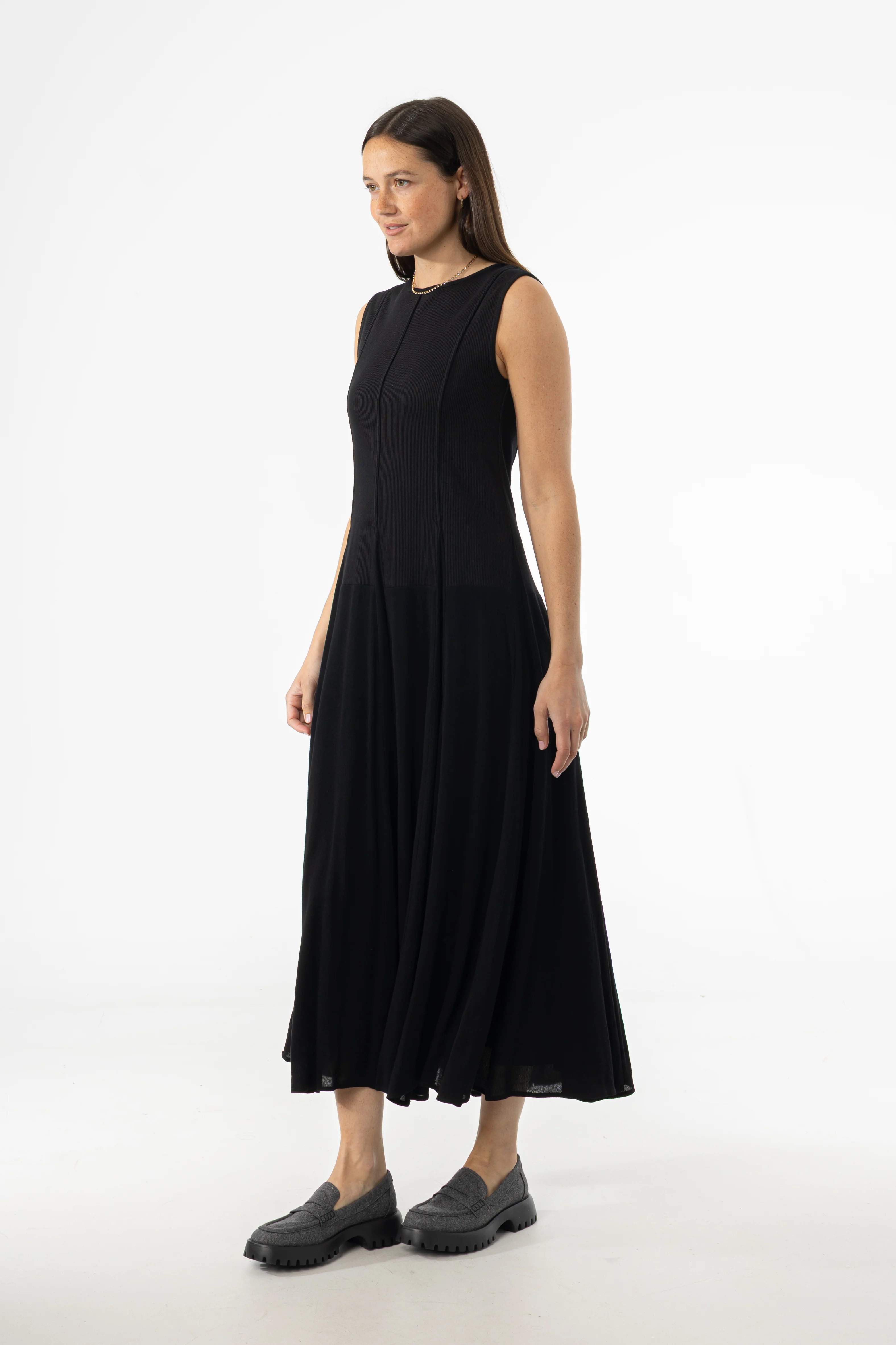 Black Fabric Combo Jumper - Image 2