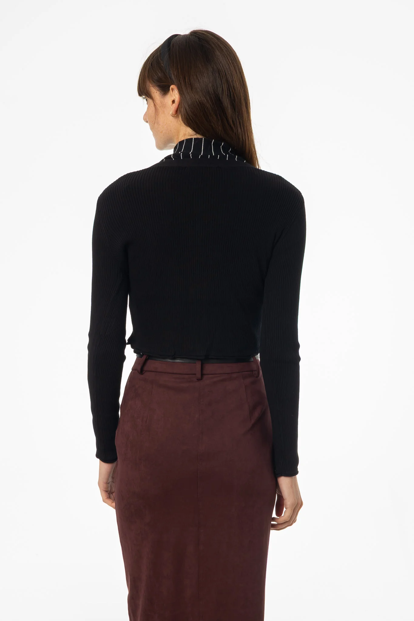 Black Knit Cardi - Image 4
