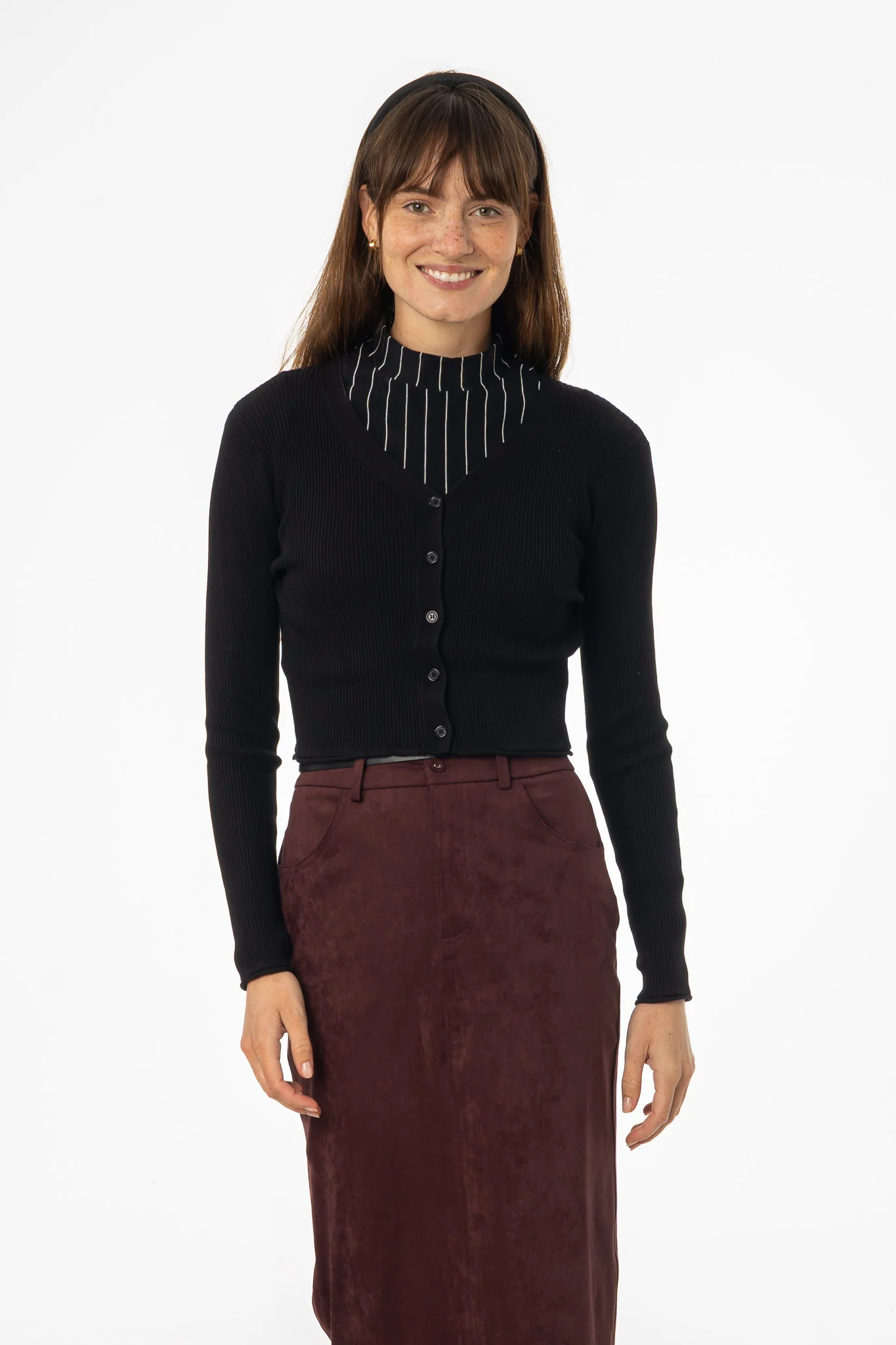 Black Knit Cardi - Image 5