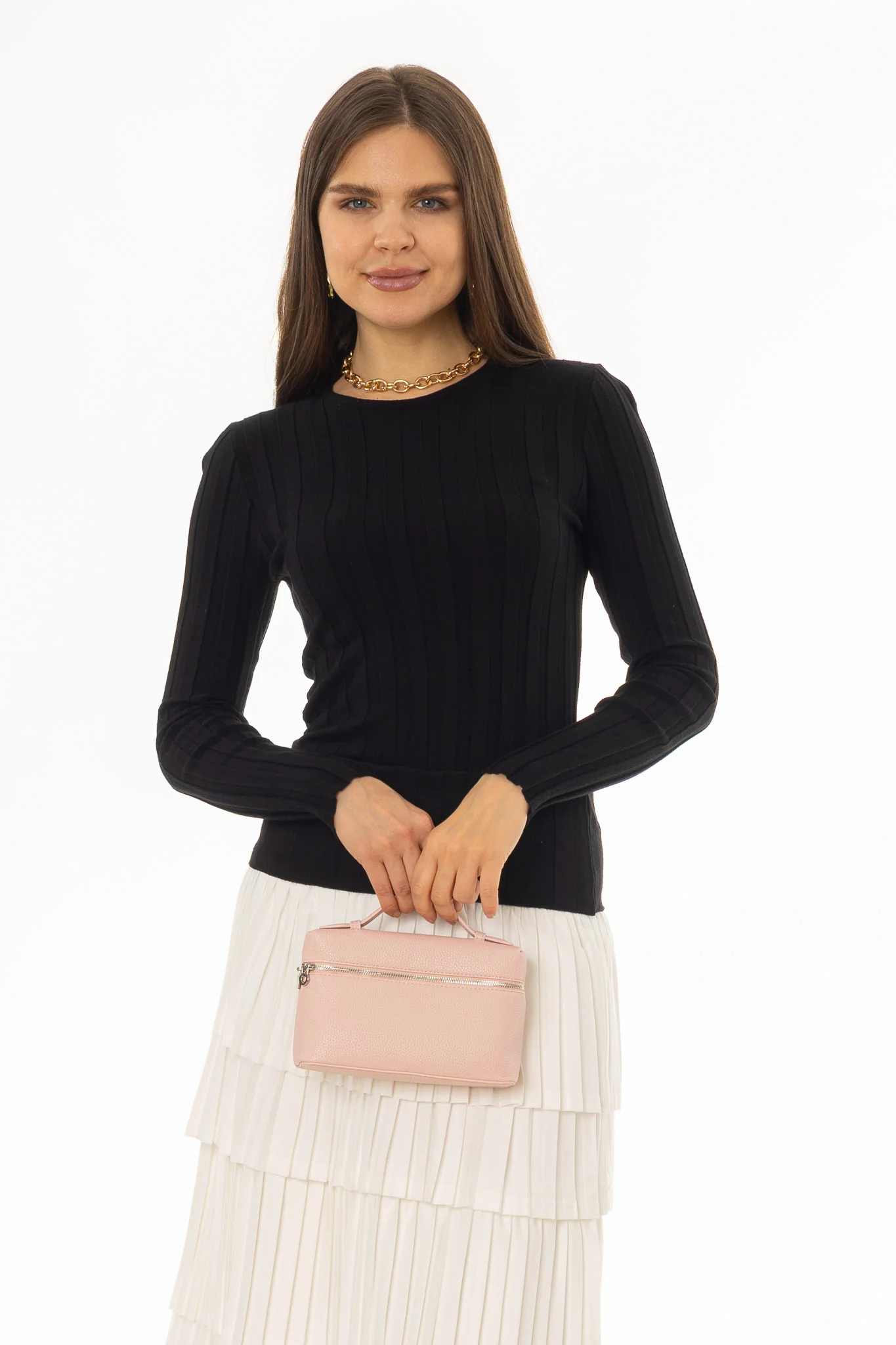 Black Knit Top