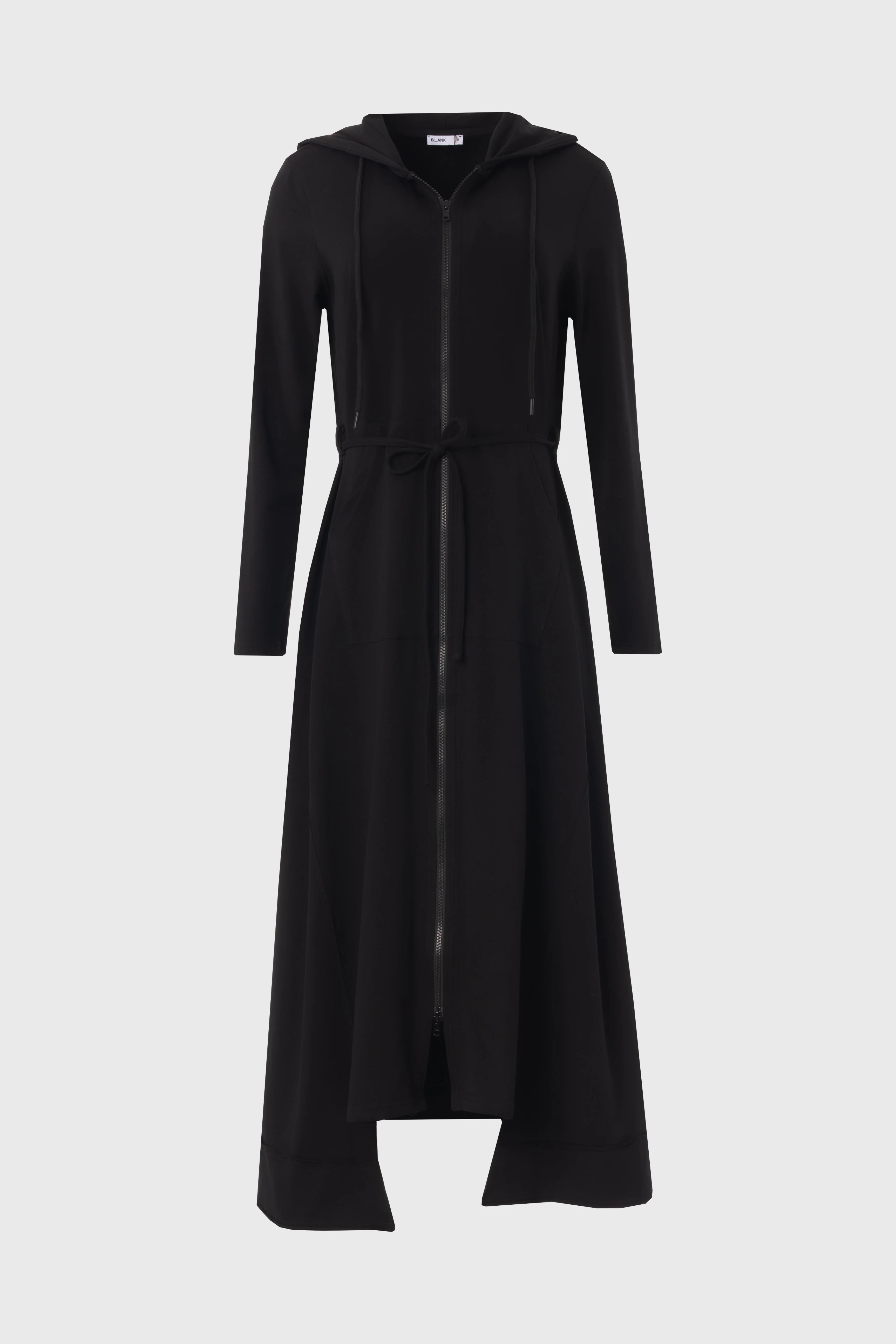 Black Sweatshirt Maxi Dress - Image 6