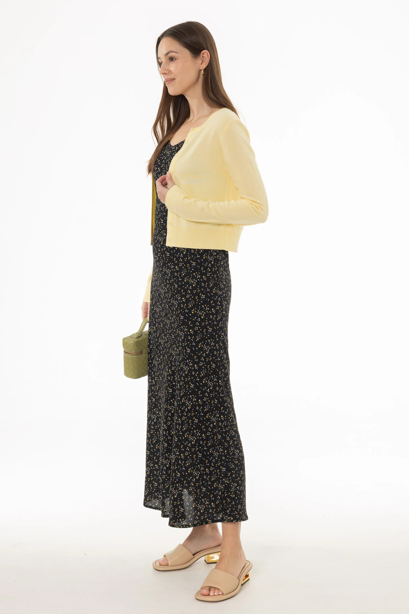 Black Mini Floral Slip Jumper - Image 3