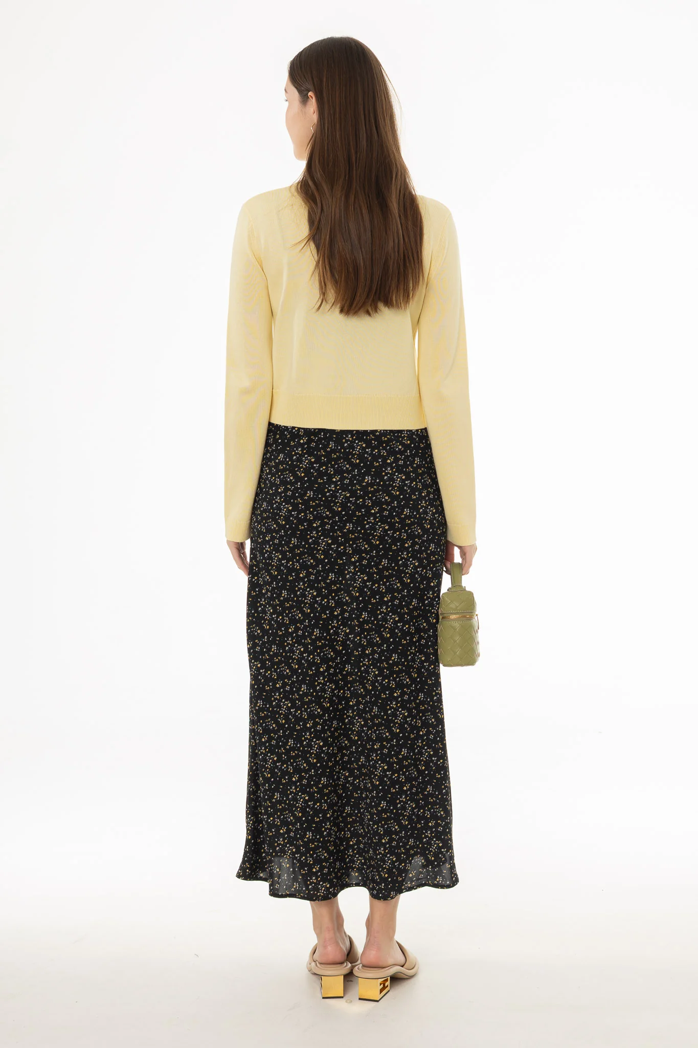 Black Mini Floral Slip Jumper - Image 4