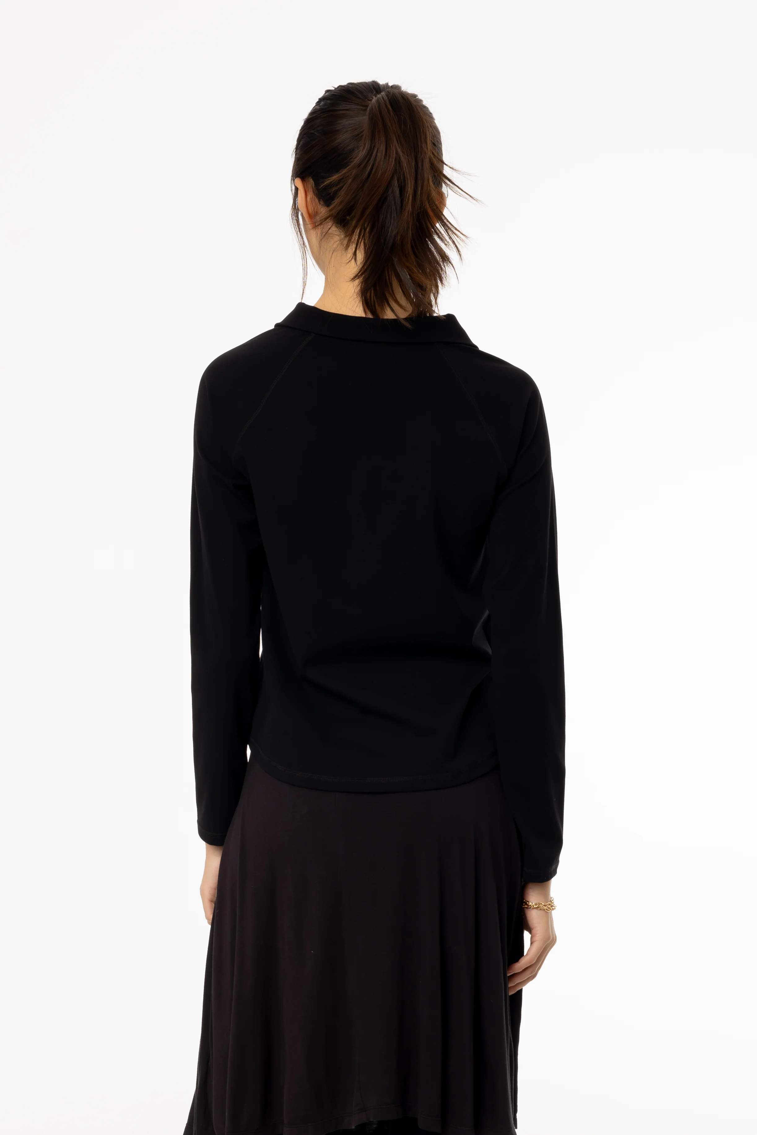 Black Quarter Zip Top - Image 3