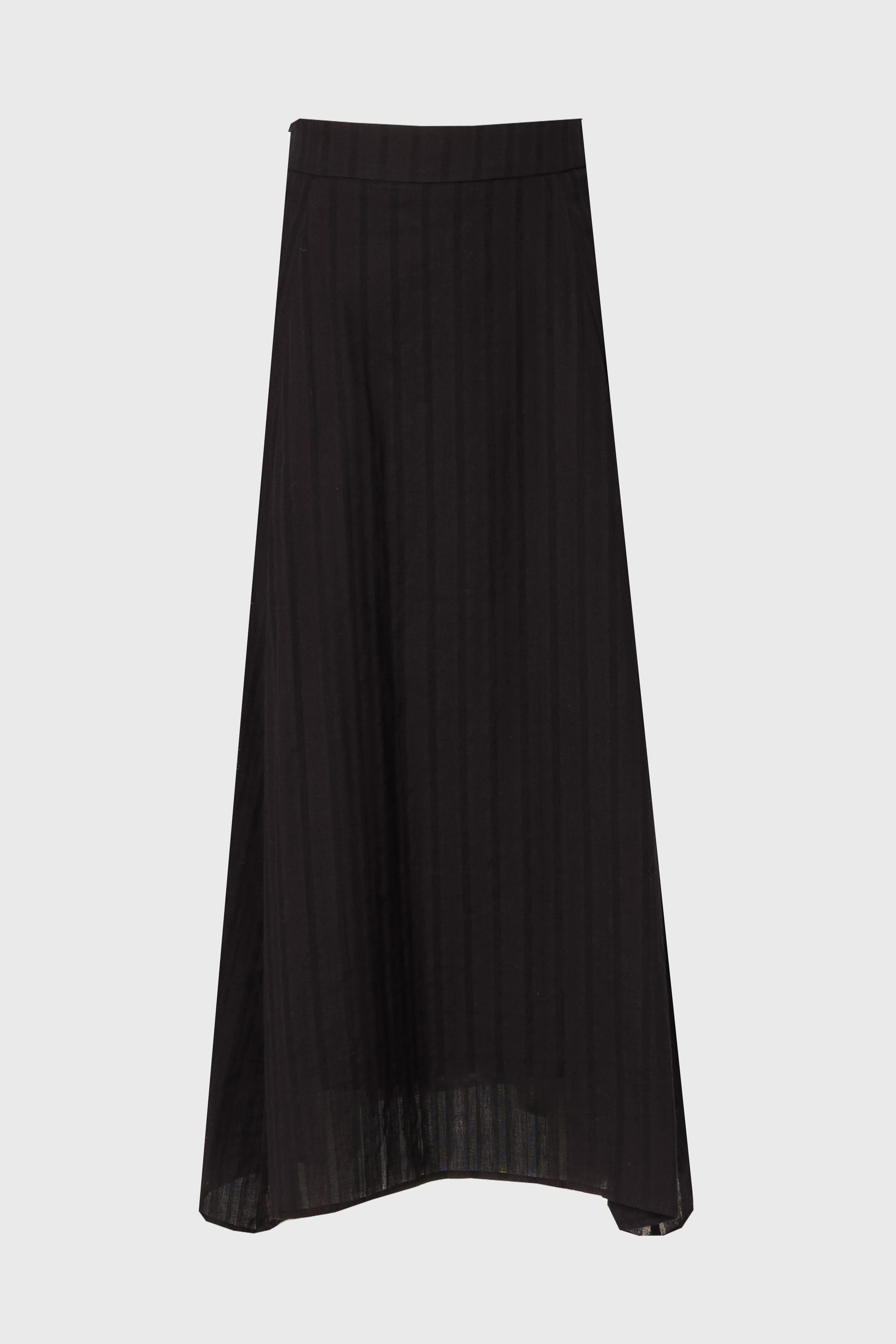 Black Striped Maxi Skirt - Image 6