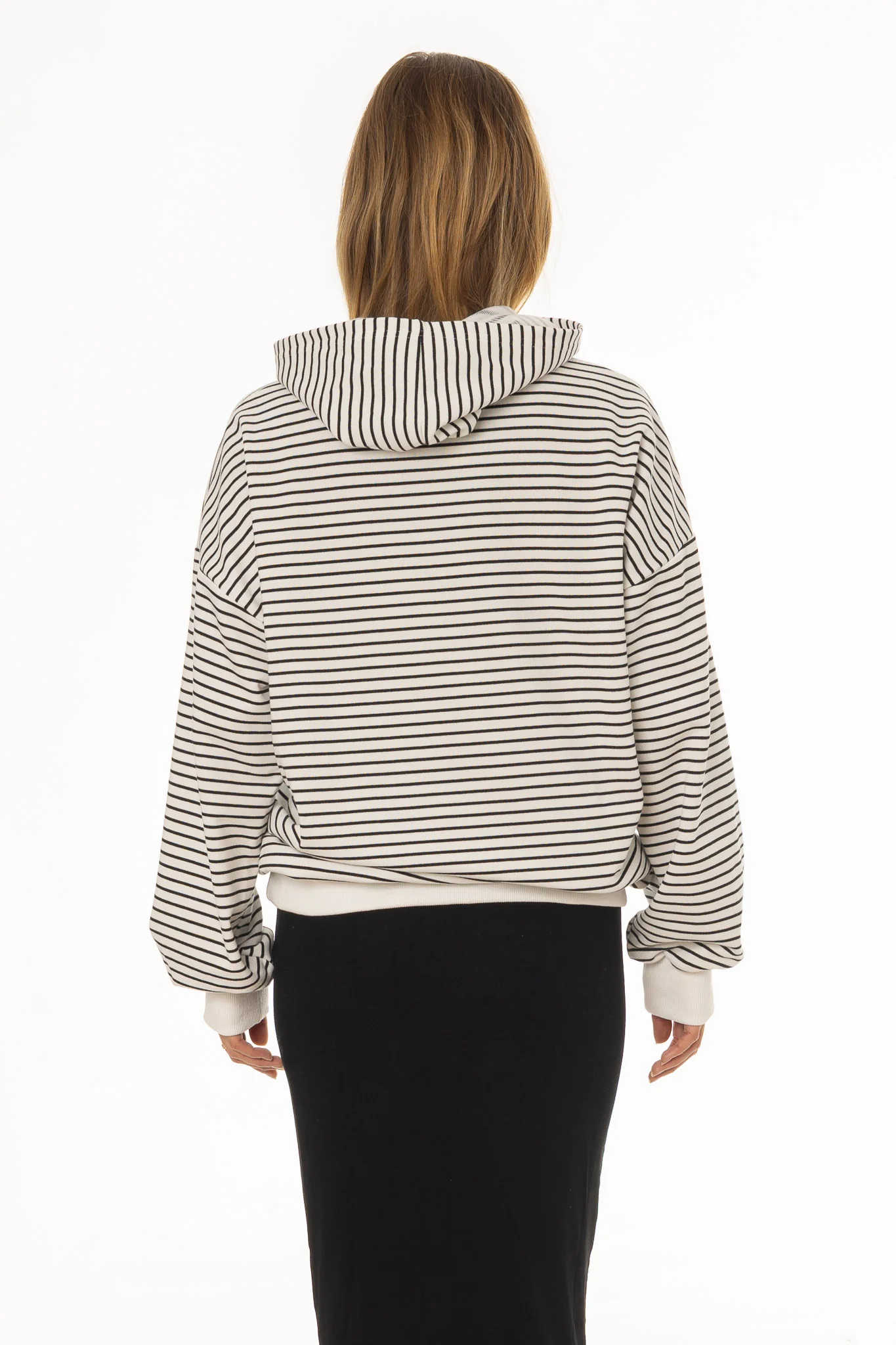 Black Striped Sweatshirt - Image 3