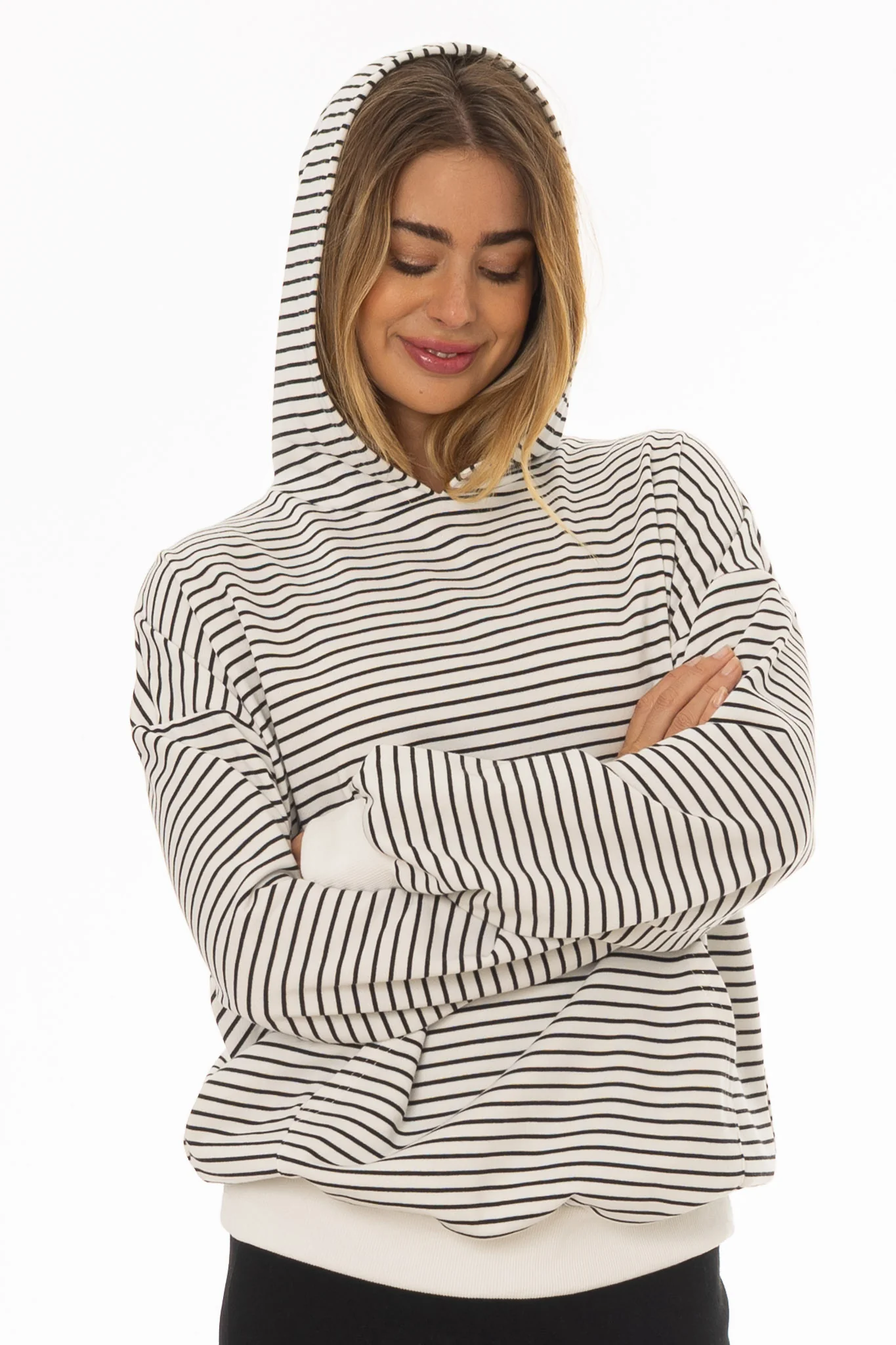 Black Striped Sweatshirt - Image 4