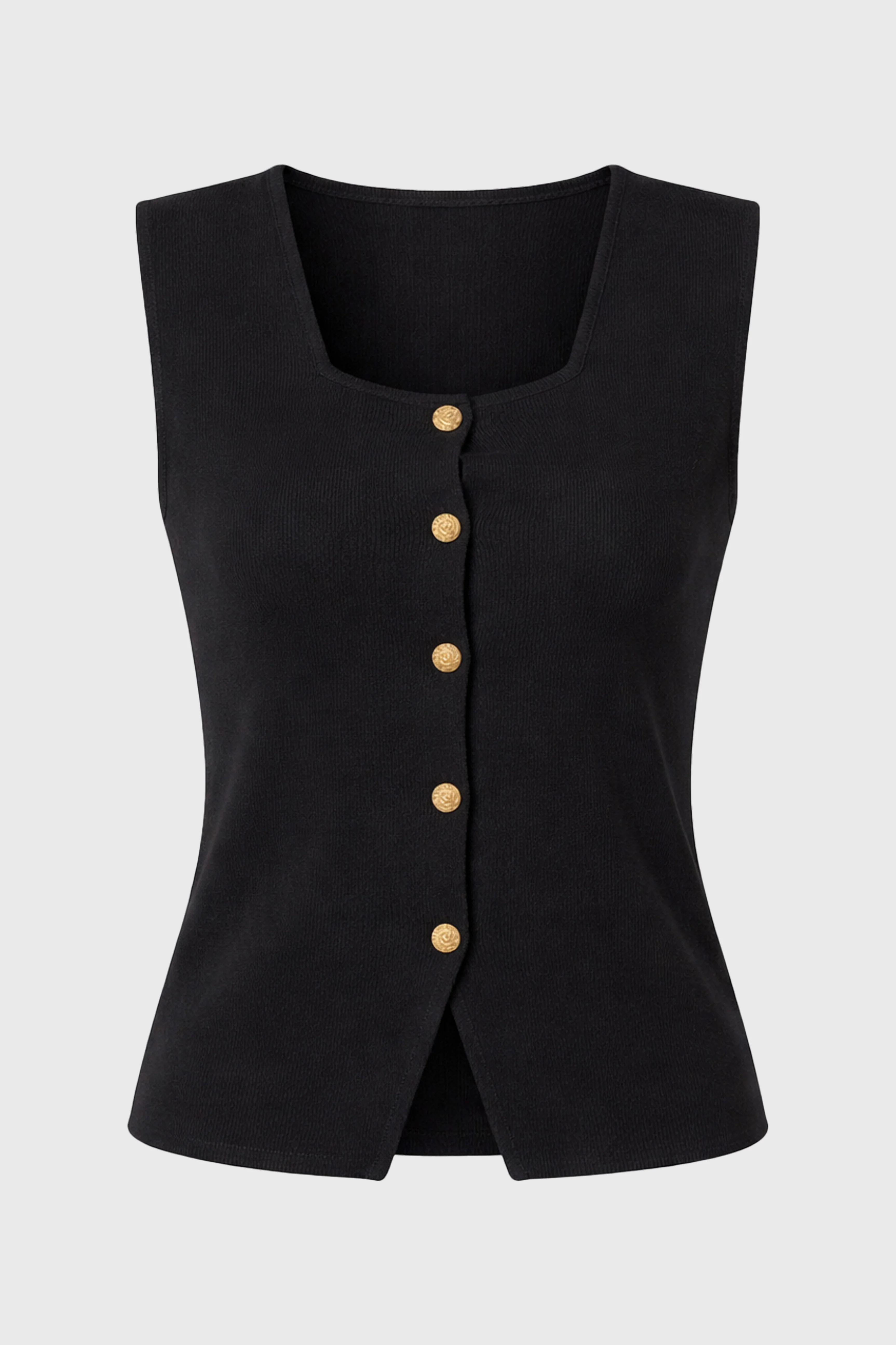 Black Thin Knit Overlay - Image 6