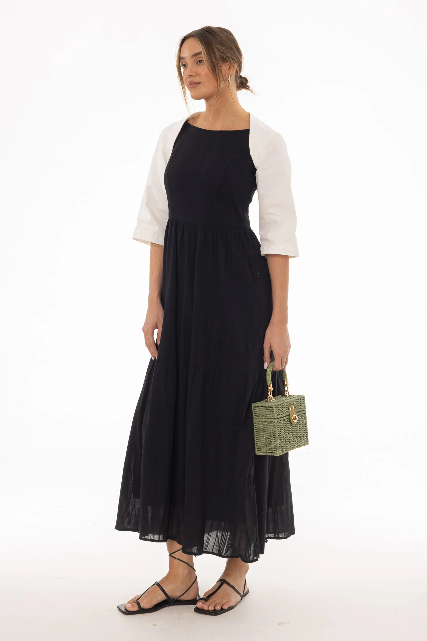 Black Tiered Jumper - Image 3