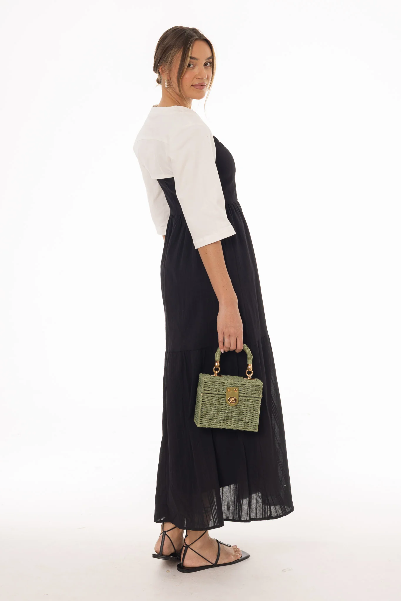 Black Tiered Jumper - Image 4