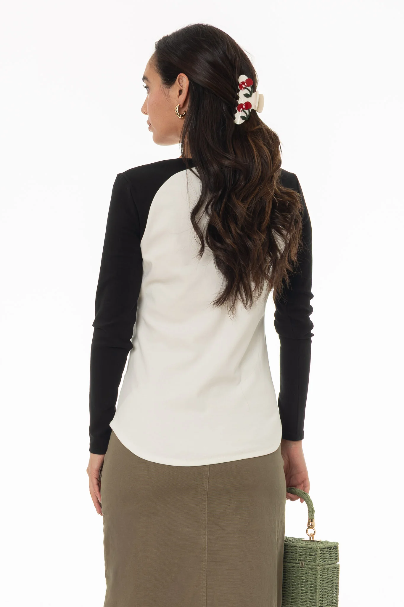 Black Two Tone Signature T-Shirt - Image 4