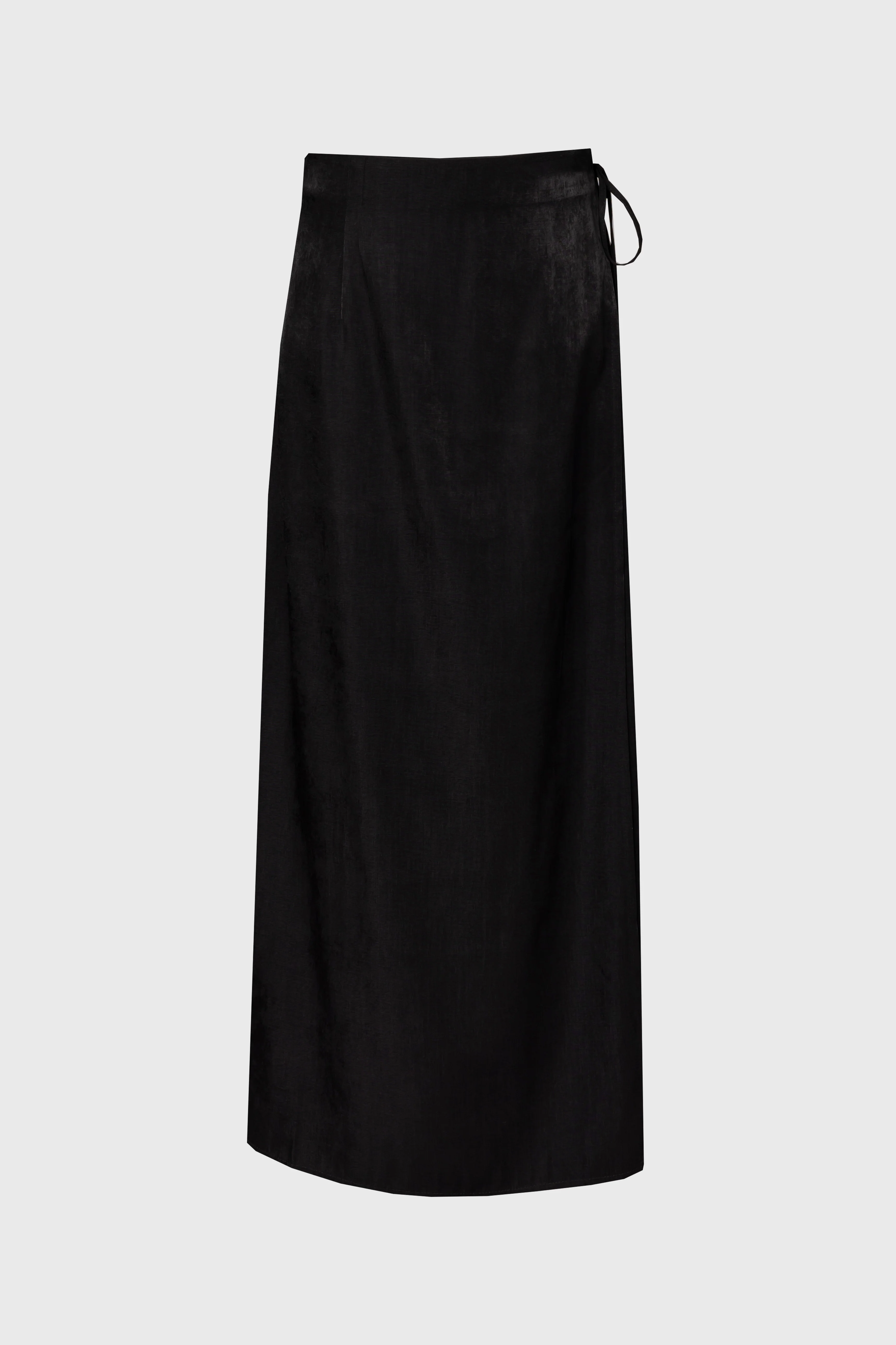 Black Wrap Skirt - Image 5