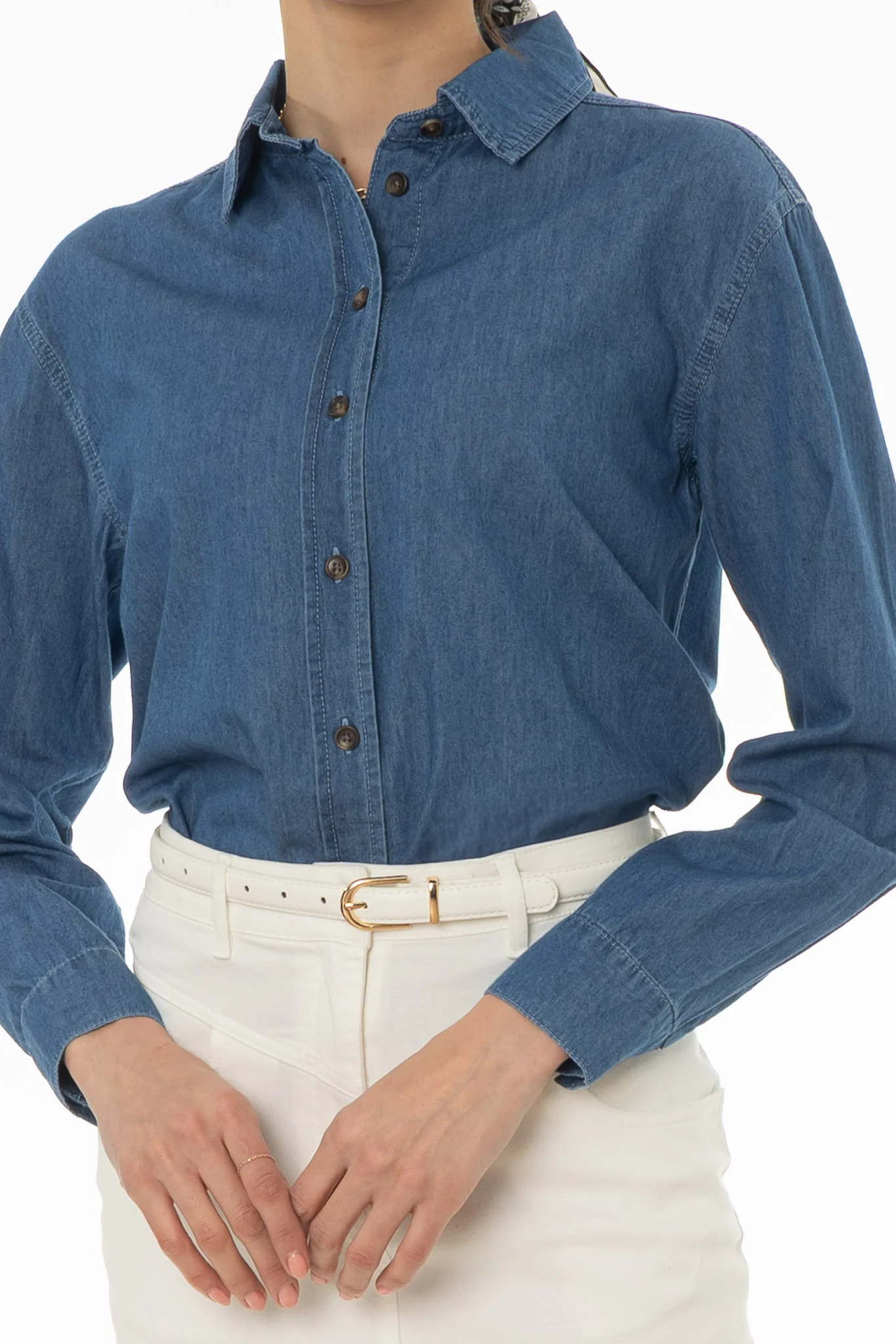 Blue Denim Blouse - Image 2