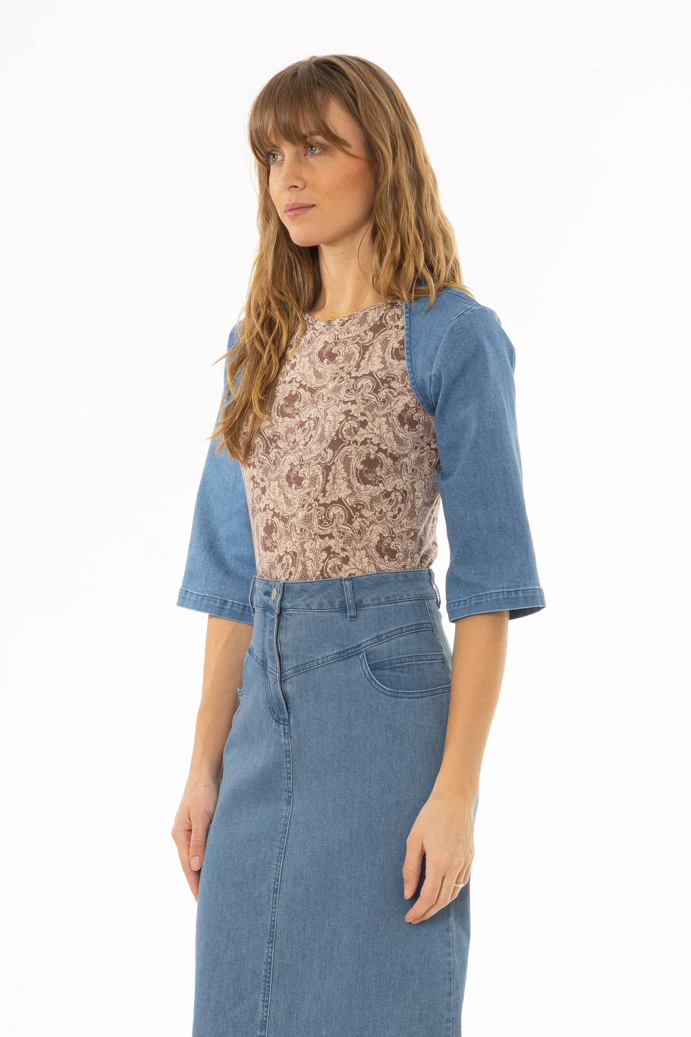 Blue Denim Bolero - Image 2
