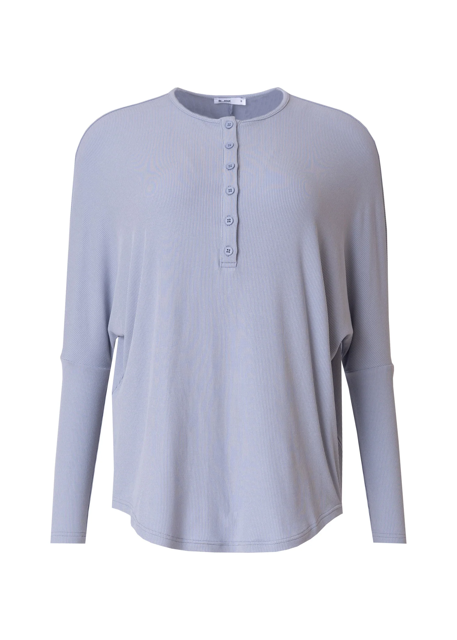 Blue Henley Dolman Tee - Image 2