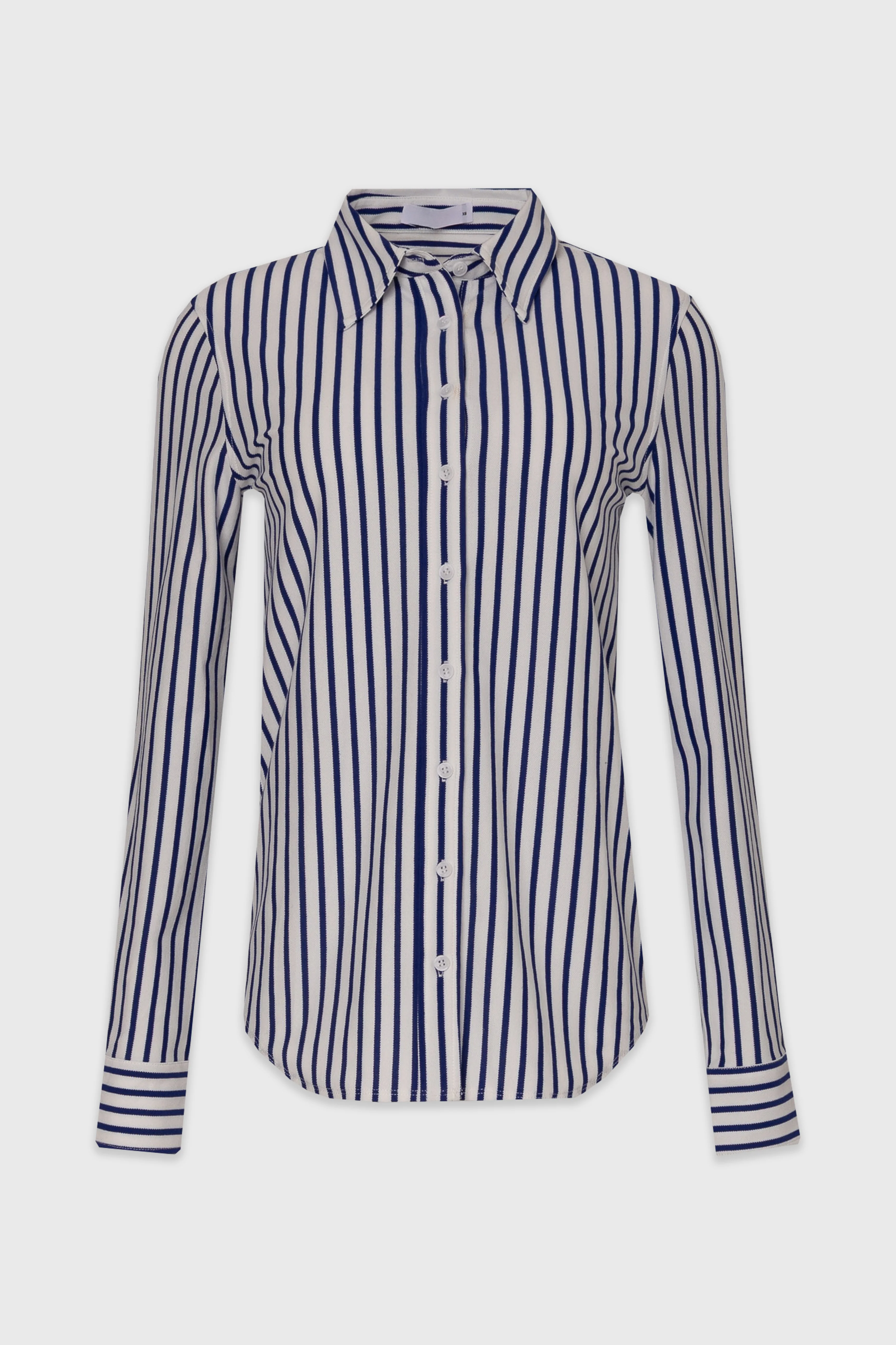 Blue Polo Button Up Shirt - Image 6