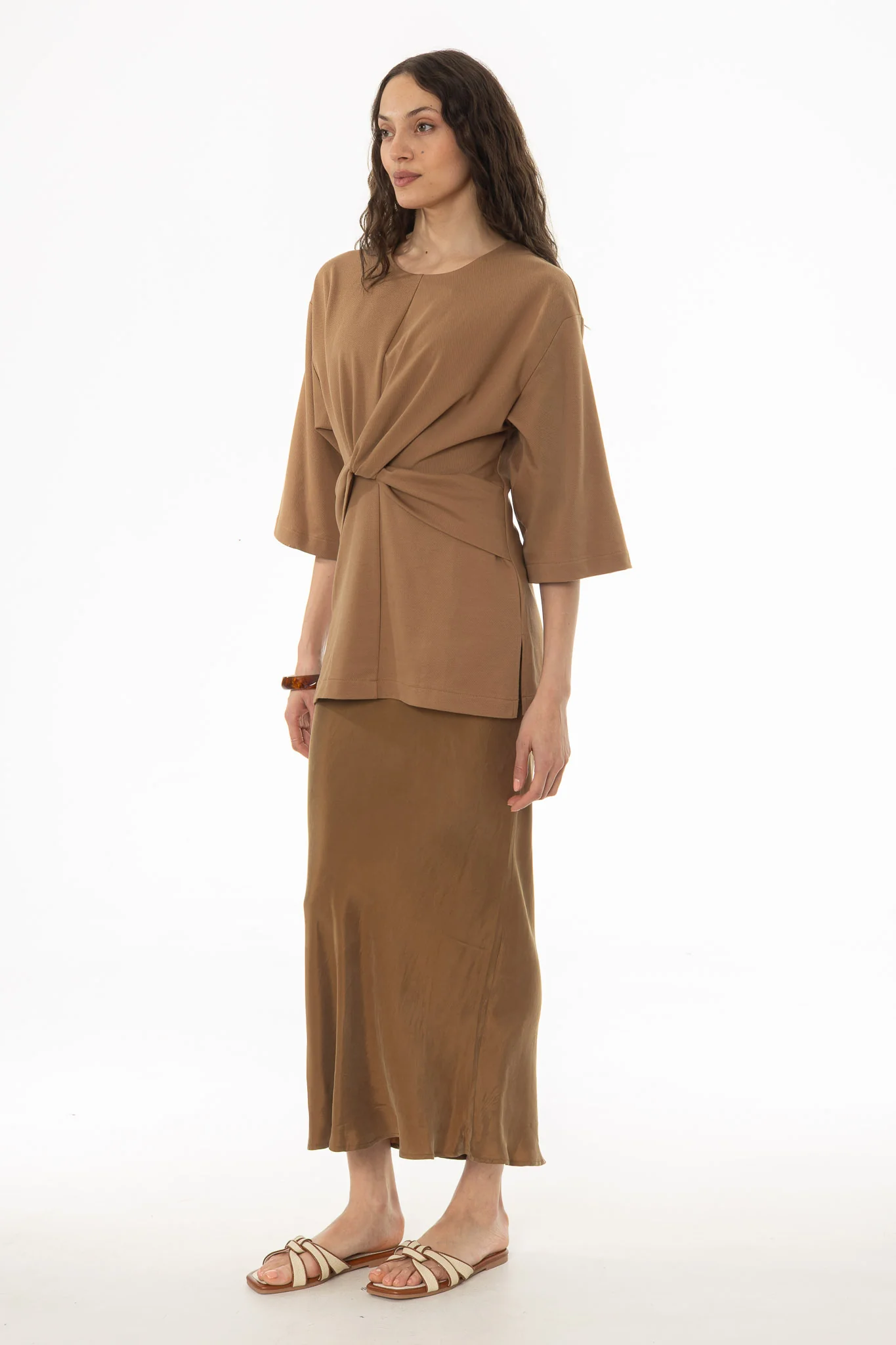 Bronze Slip Skirt - Image 4