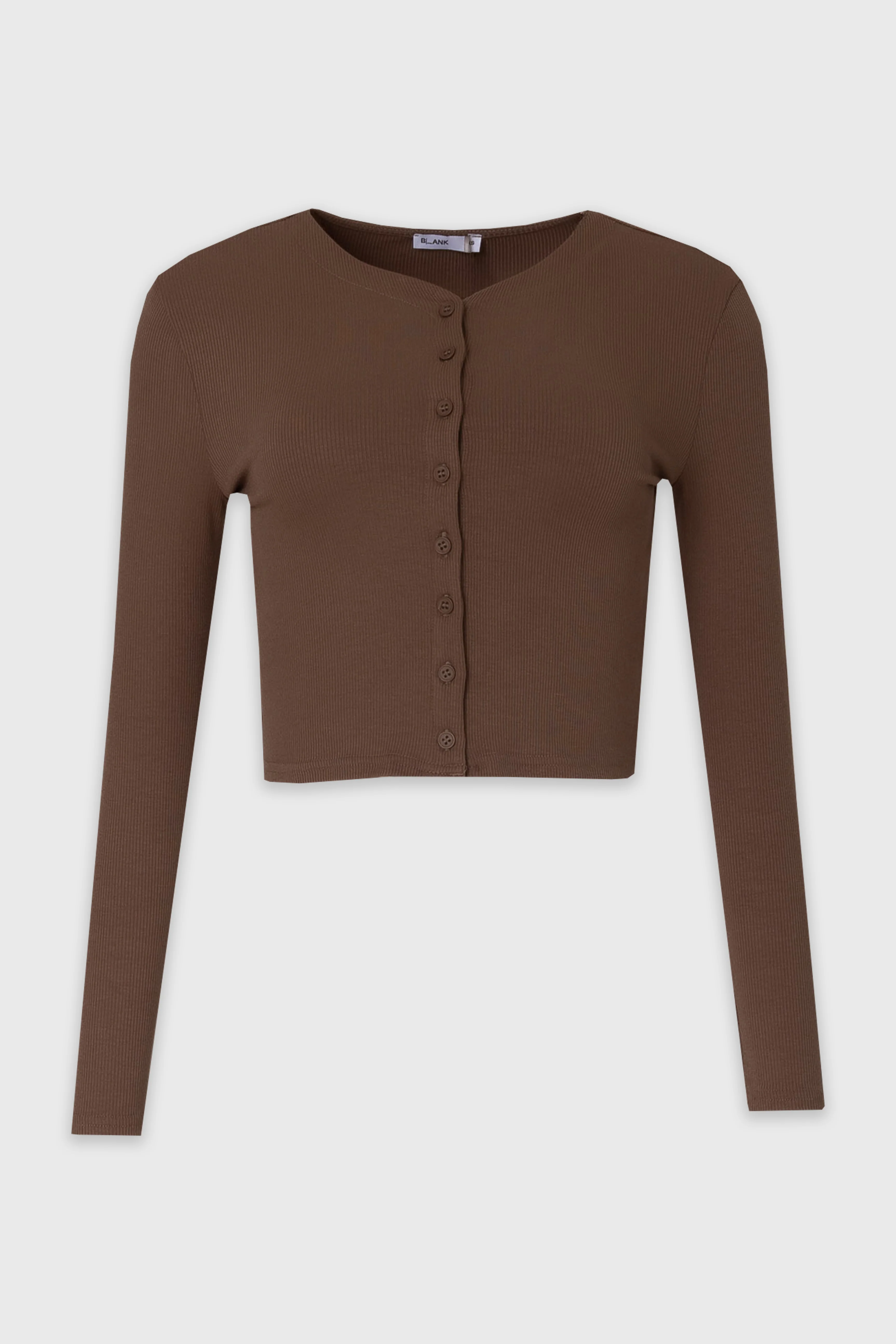 Brown Basic Cardigan - Image 6