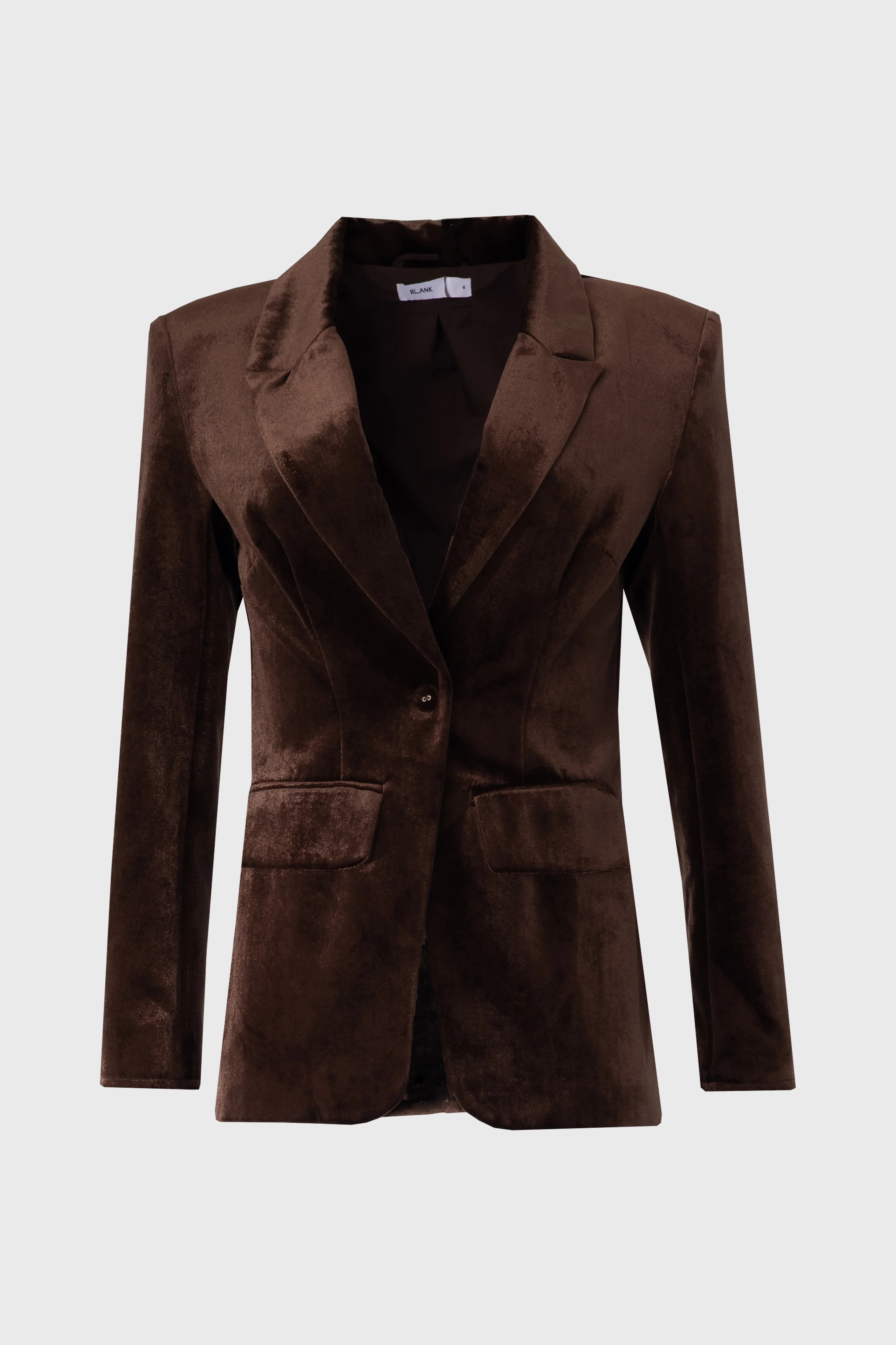 Brown Velour Blazer - Image 5