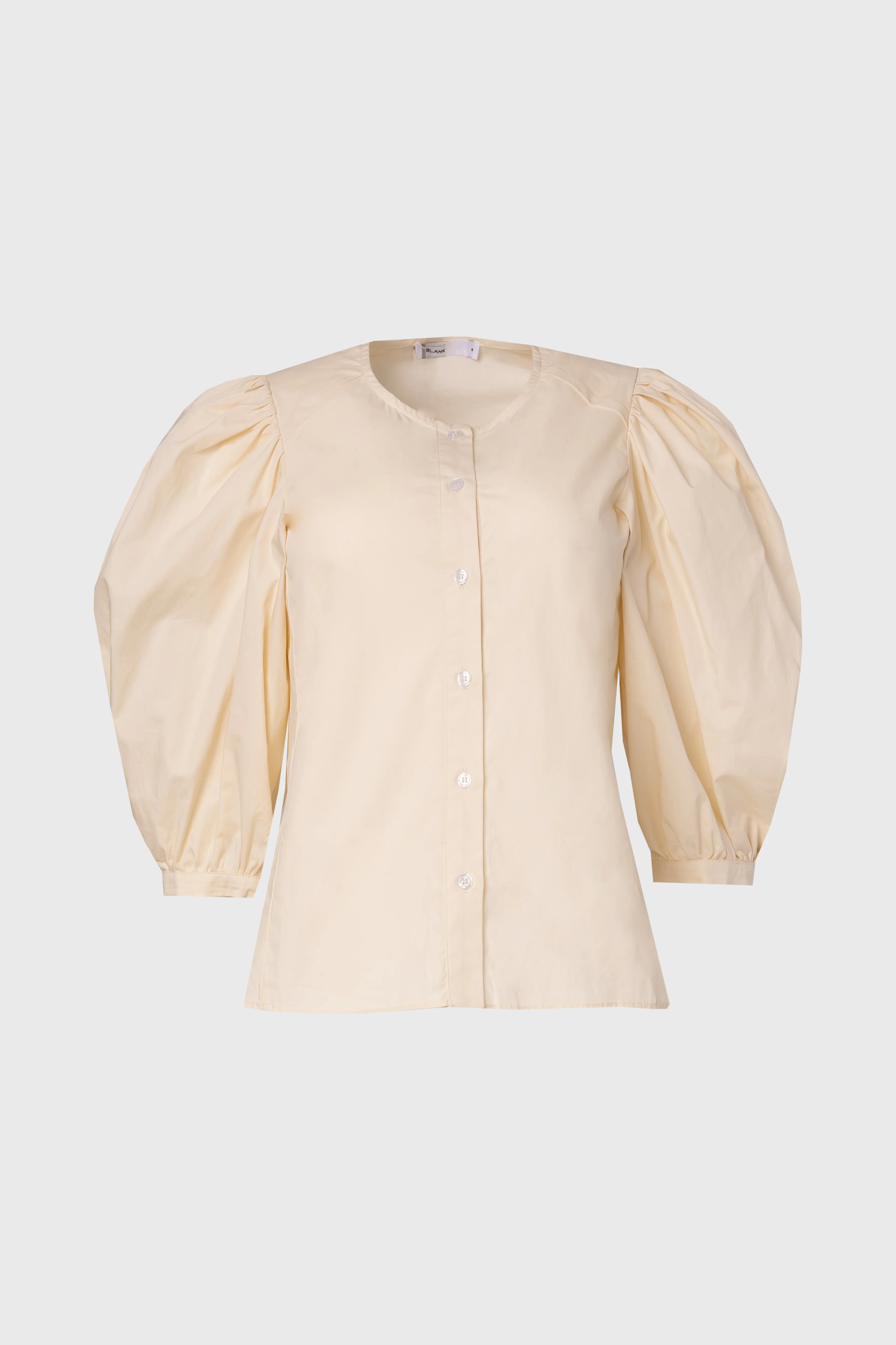 Butter Cream Puff Sleeve Blouse - Image 5