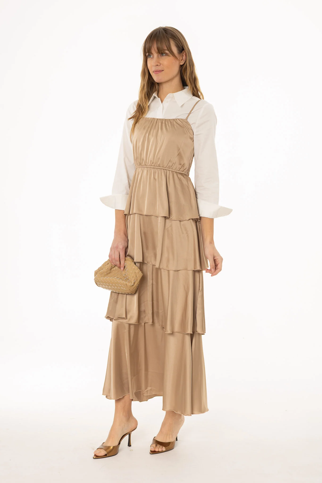 Champagne Layered Ruffle Jumper - Image 4
