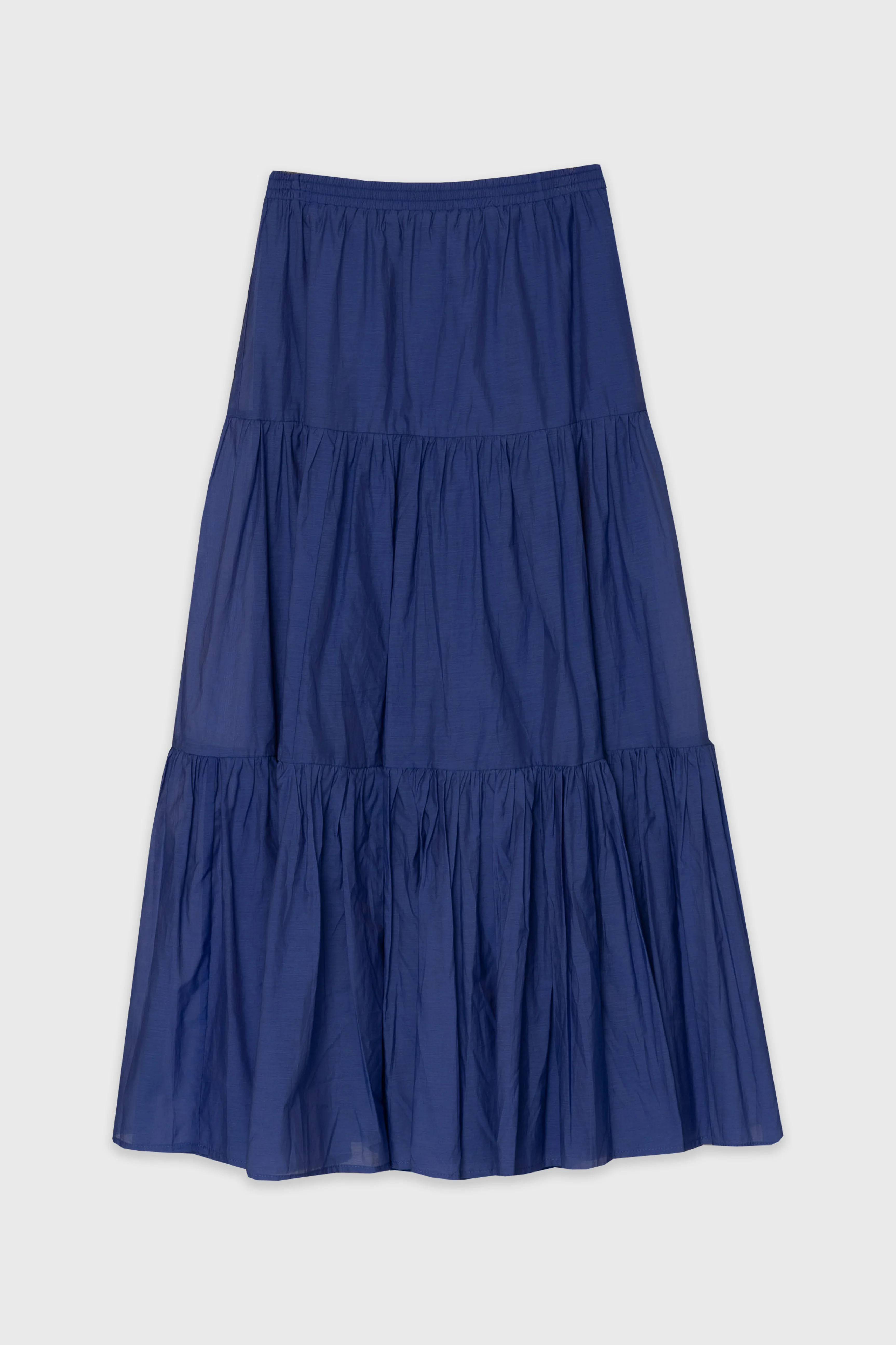 Cobalt Blue Layered Chiffon Skirt - Image 6