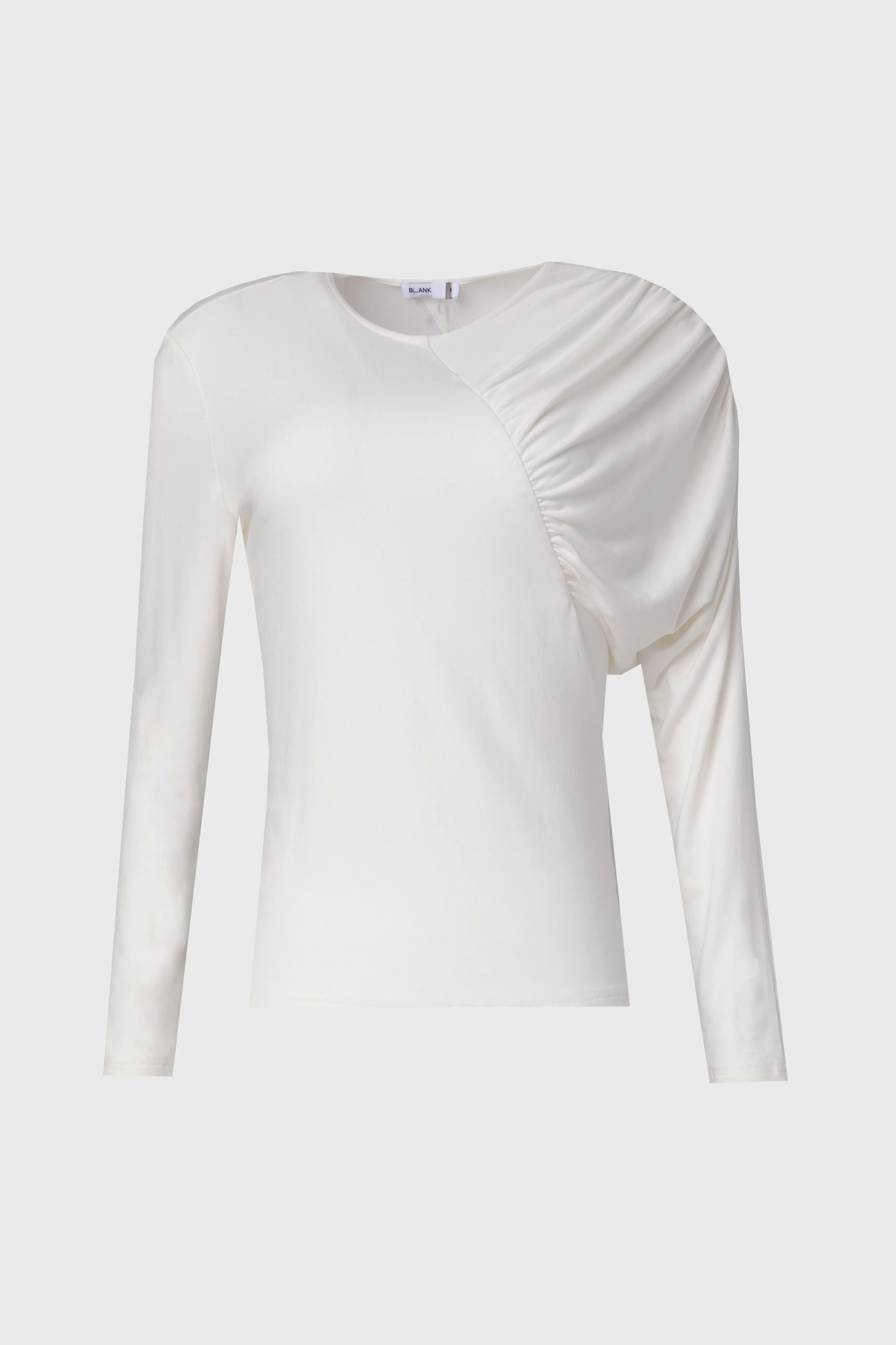 Cream Side Ruched Top - Image 5