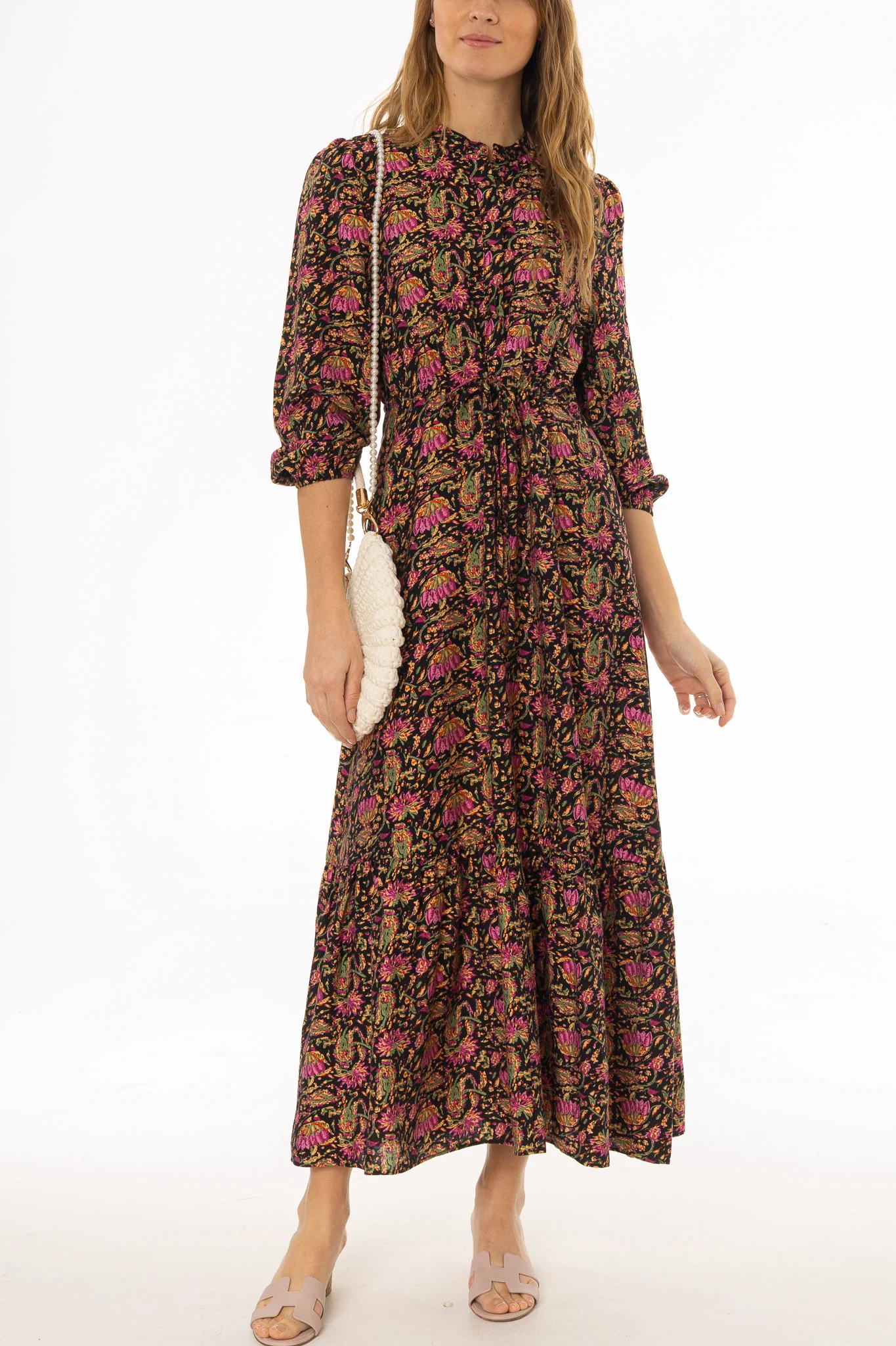 Floral Printed Maxi Dress - Image 2