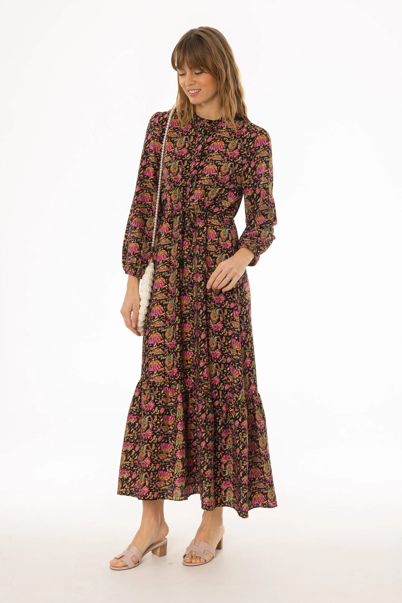 Floral Printed Maxi Dress - Image 3