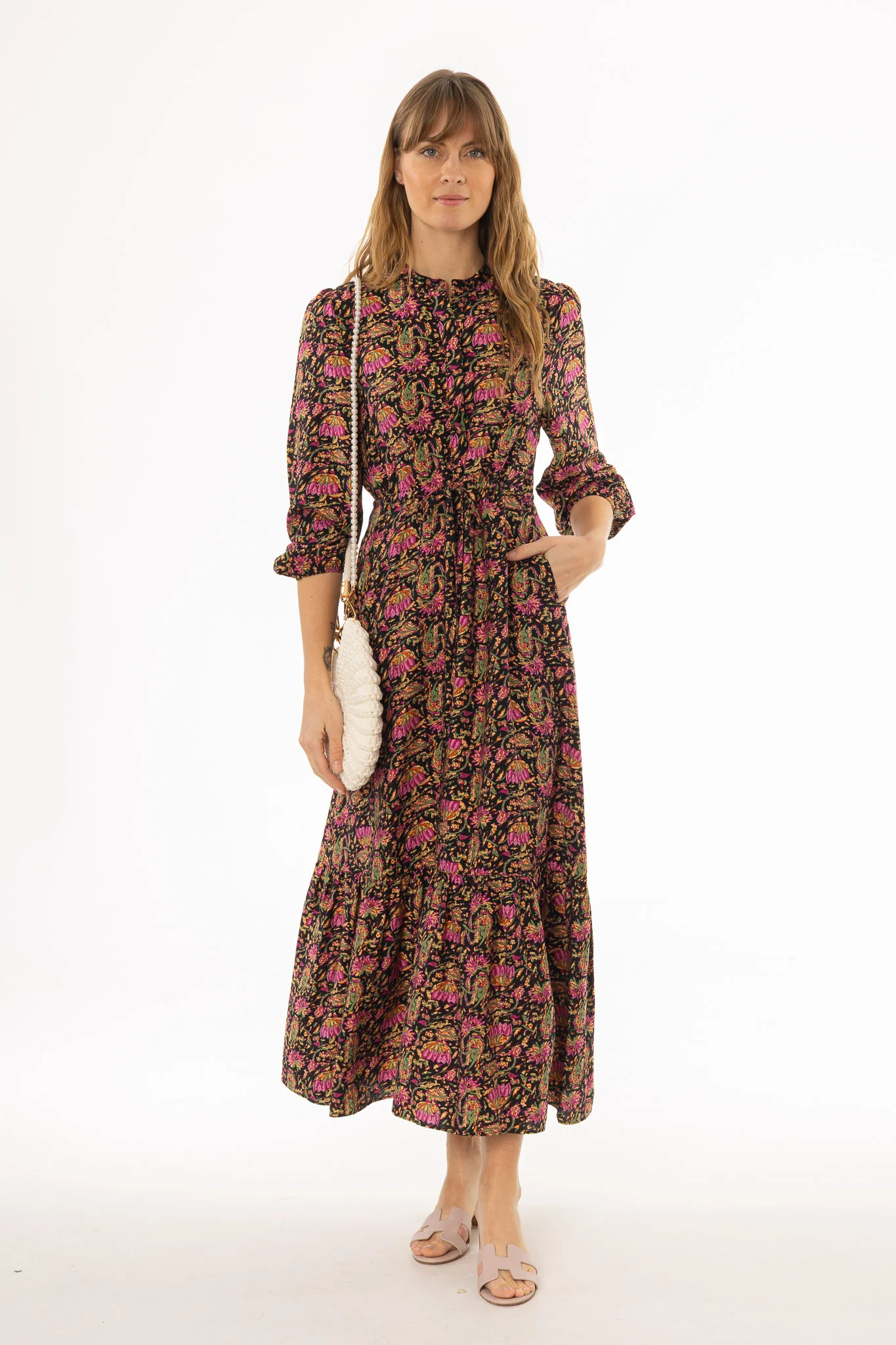 Floral Printed Maxi Dress - Image 5