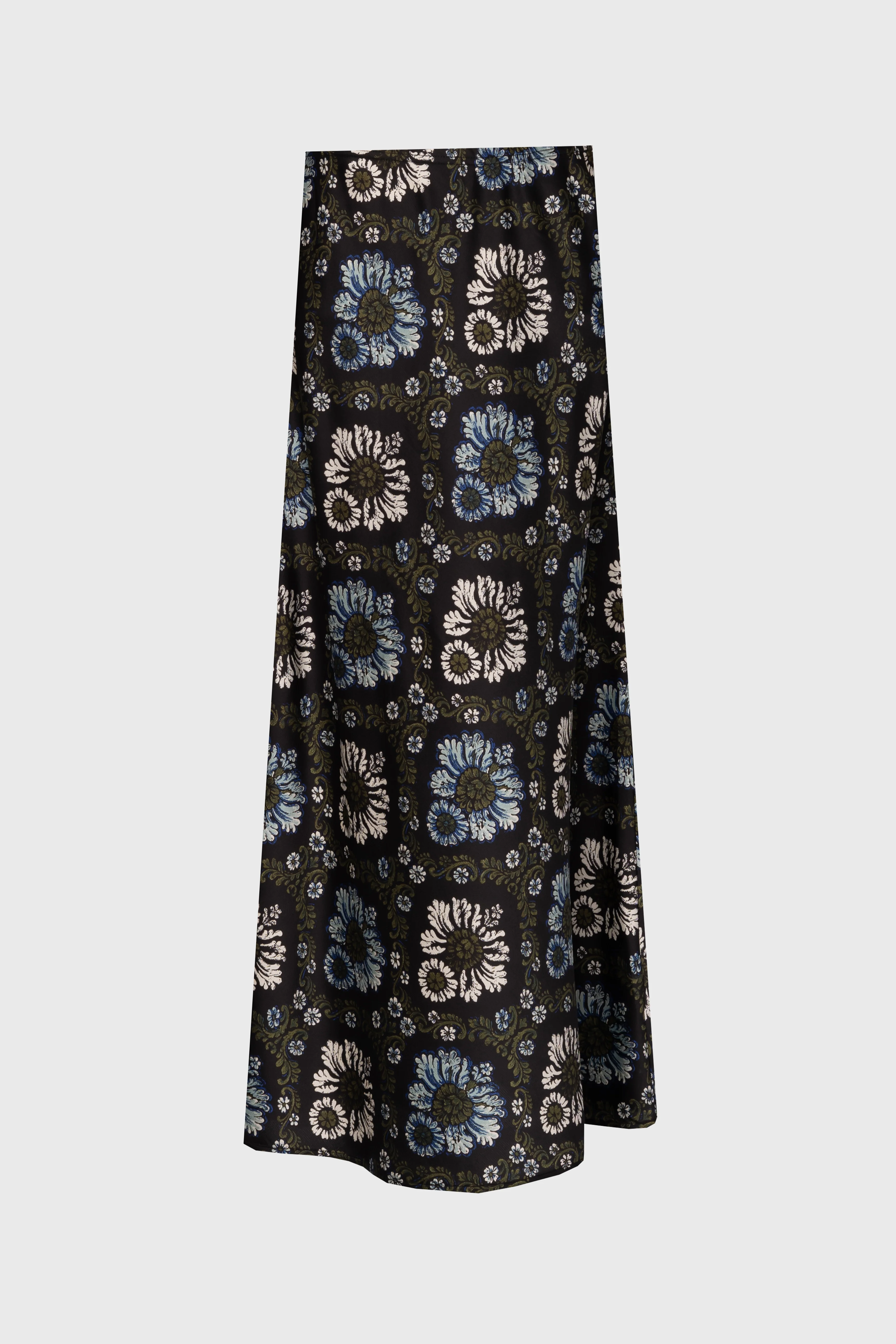 Green and Blue Printed Skirt - Image 5