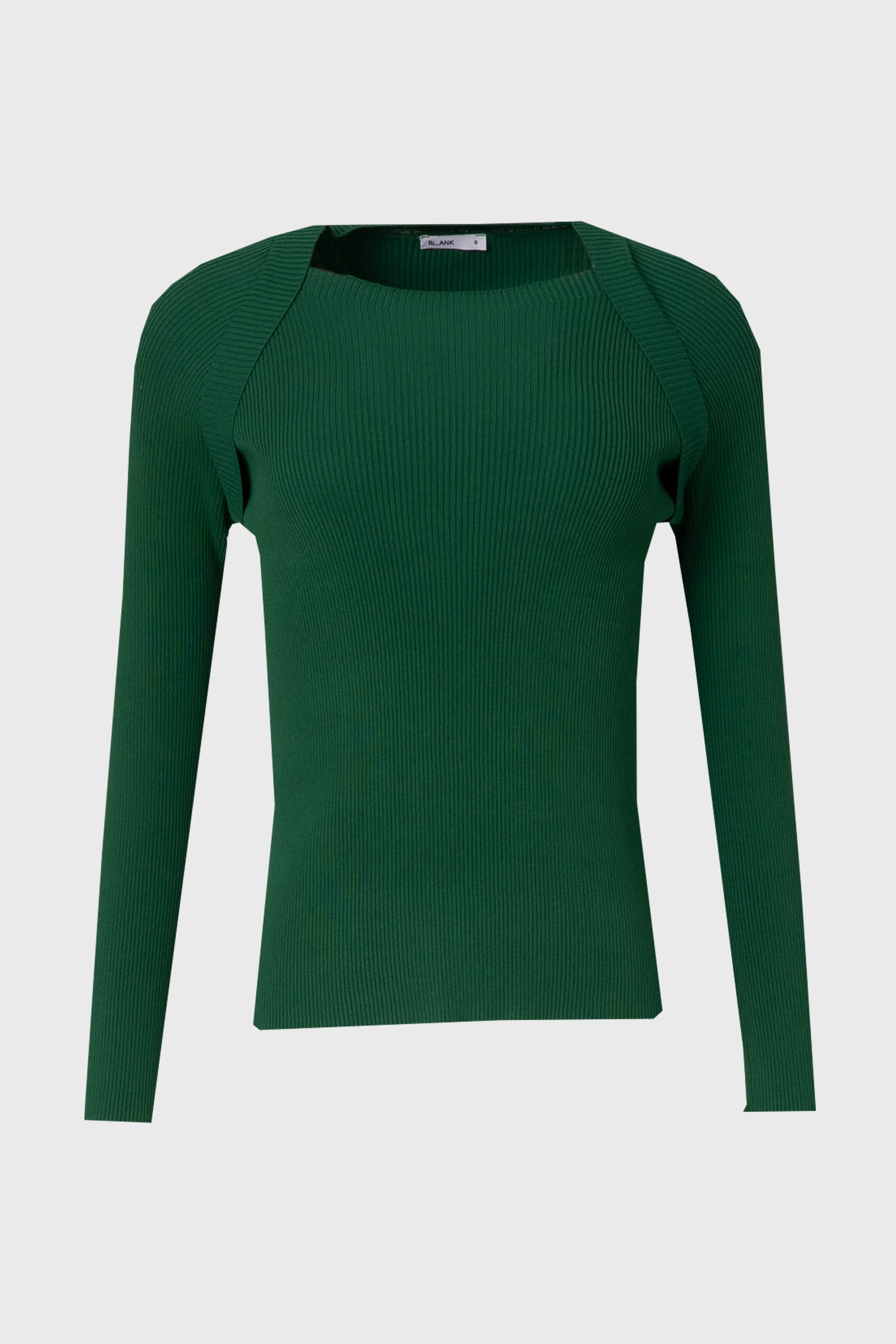 Green Faux Shrug Knit Top - Image 5