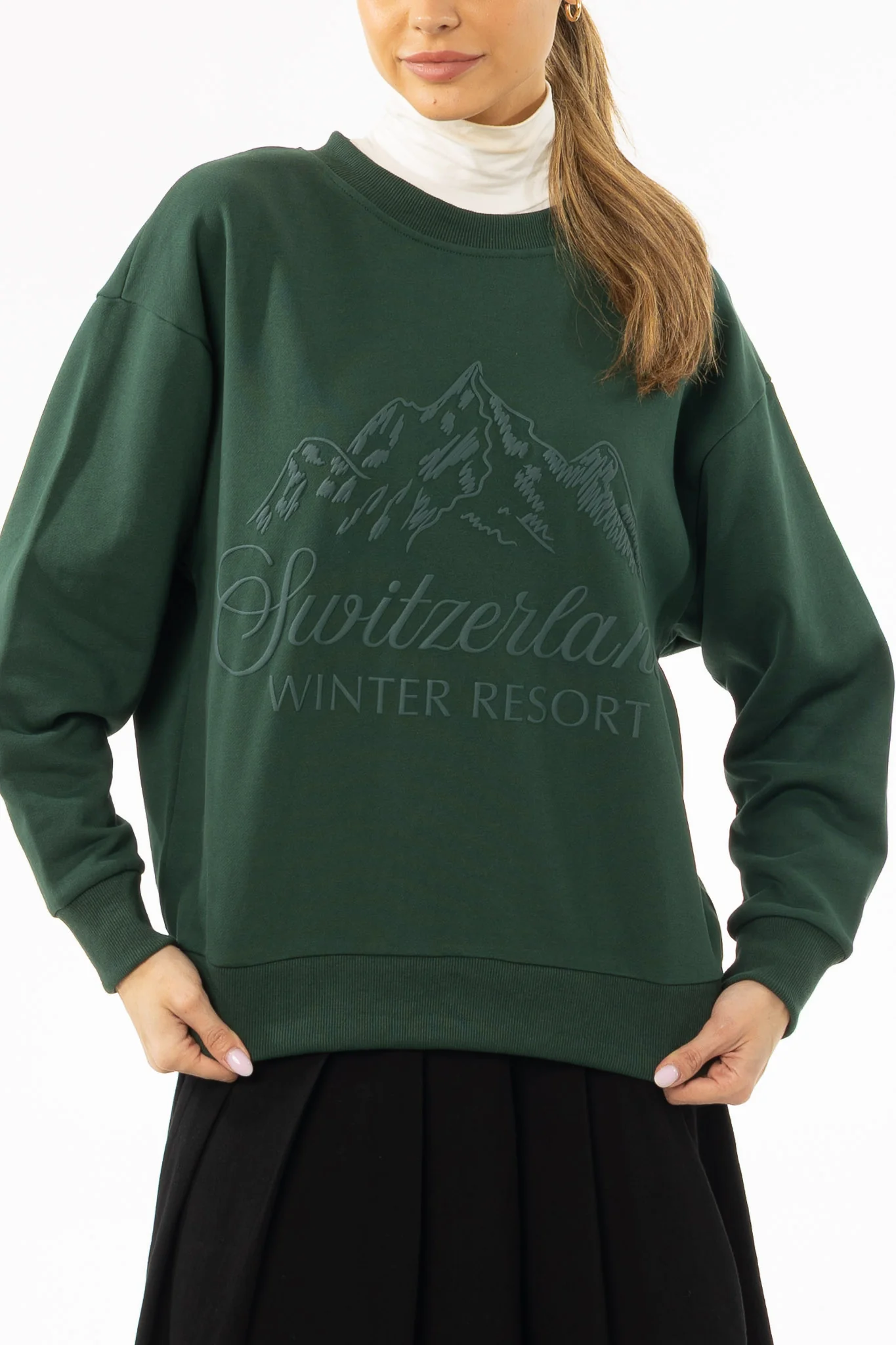 Green Graphic Sweatshirt - Image 2