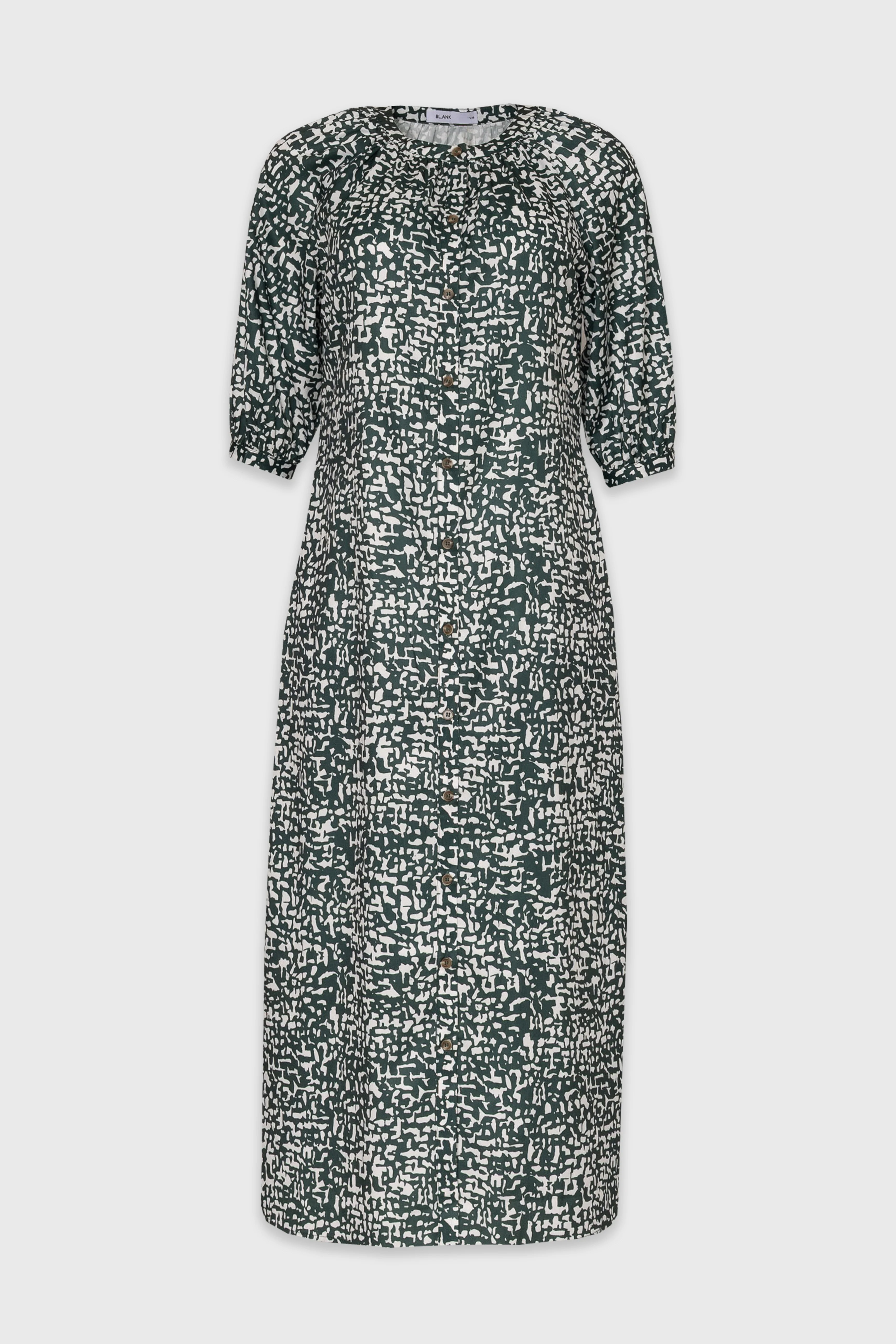 Green Printed Maxi Dress - Image 6