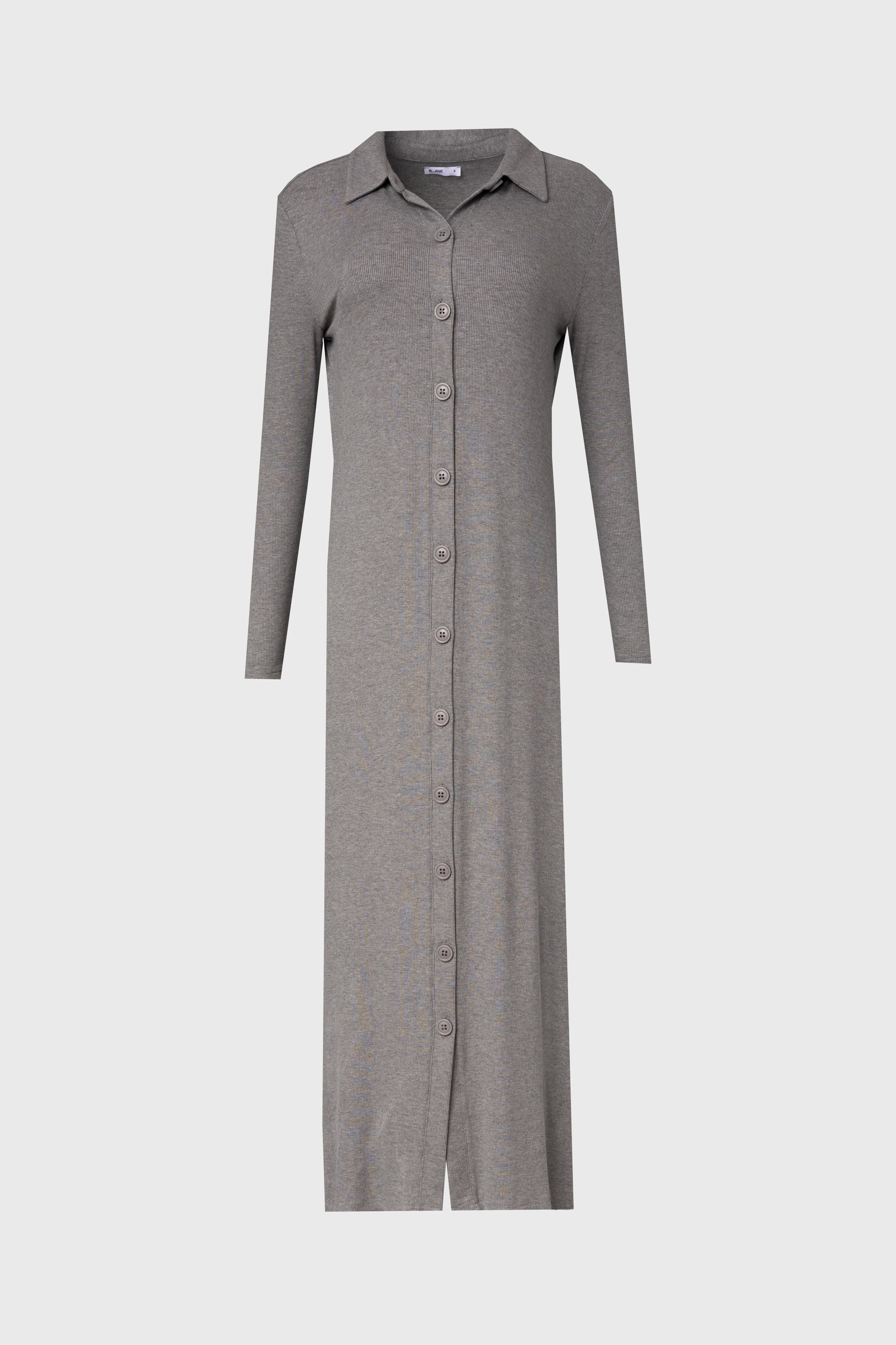 Grey Cardi Maxi Dress - Image 5