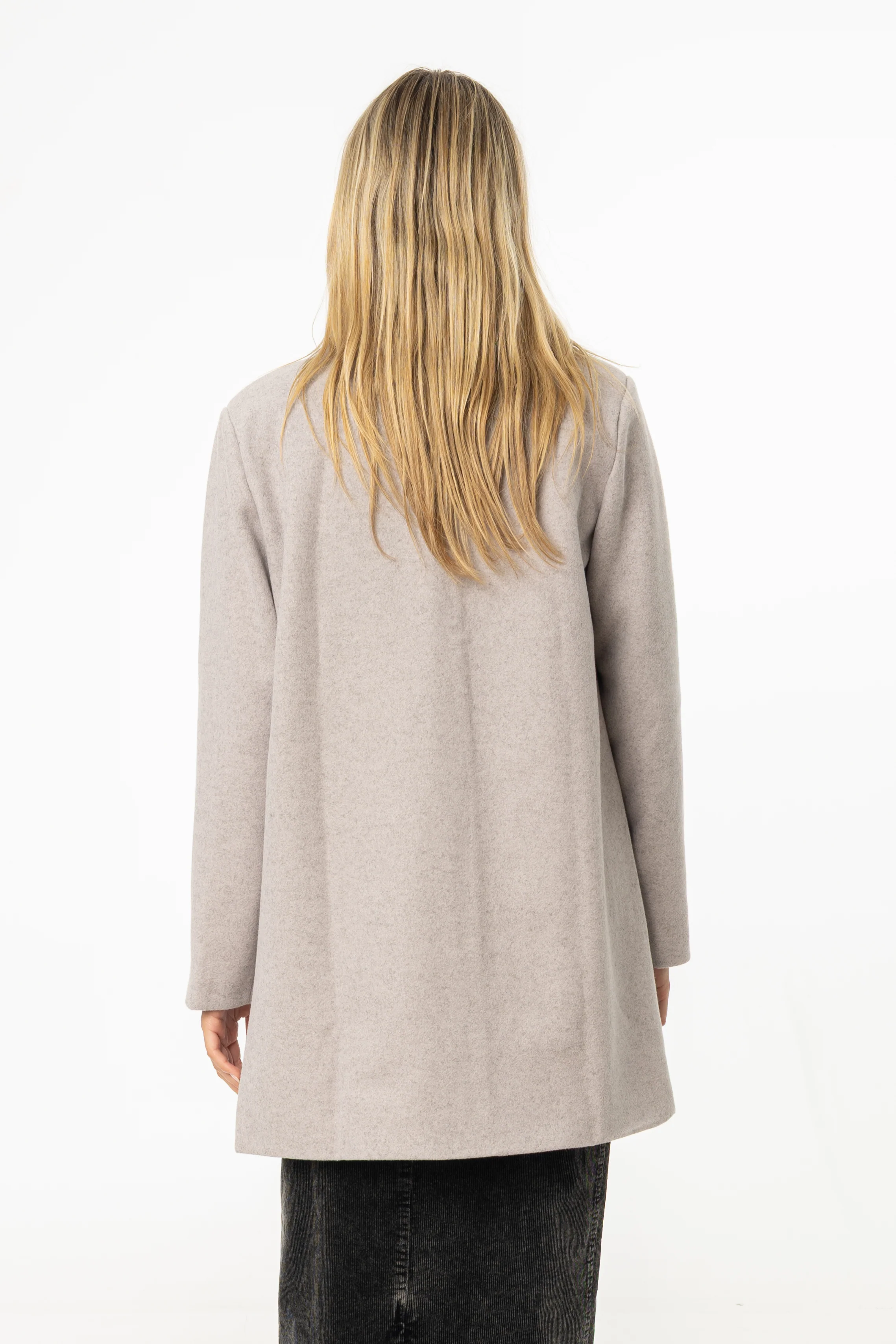 Grey Wool Coat - Image 3
