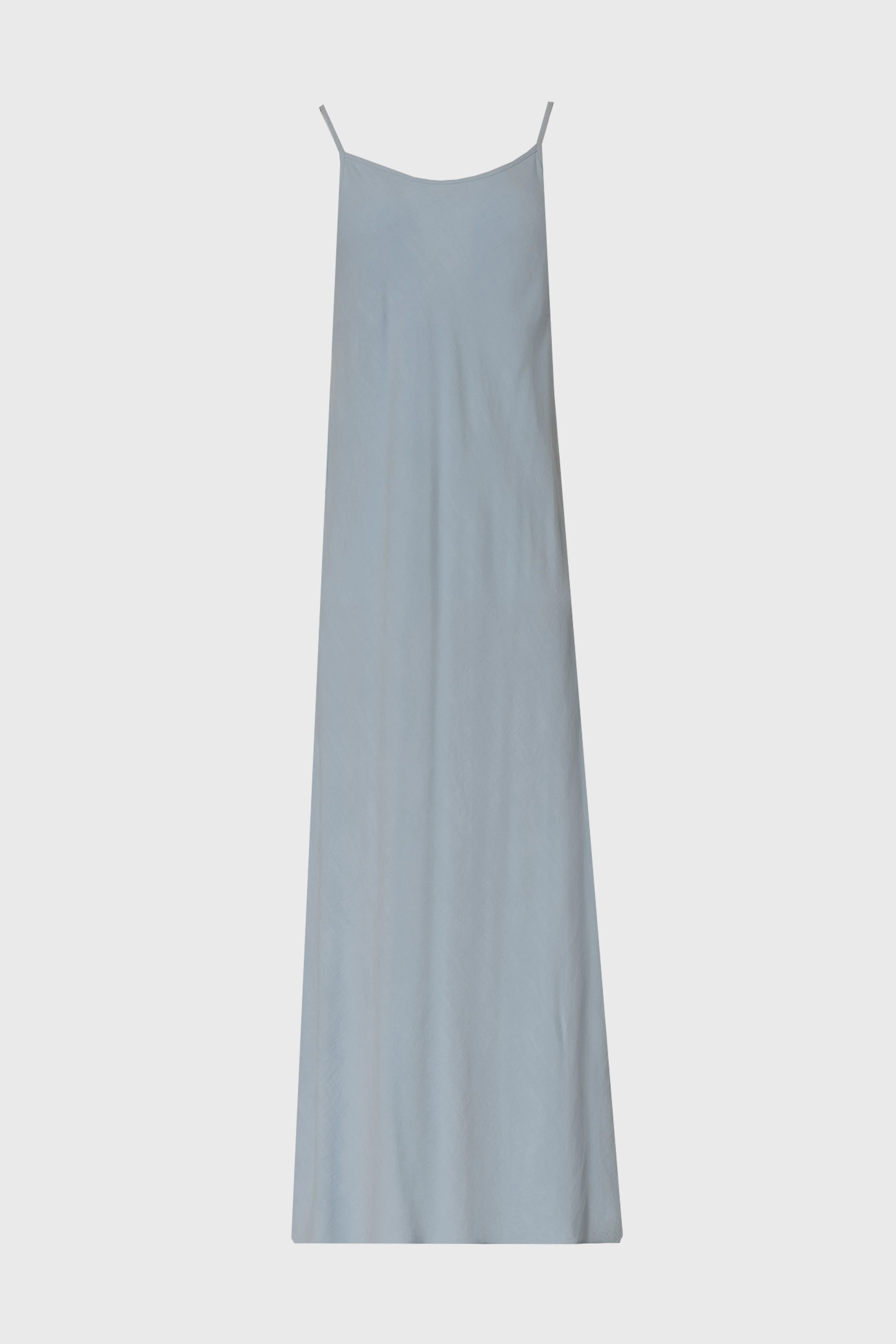 Light Blue Linen Feel Slip Dress - Image 6