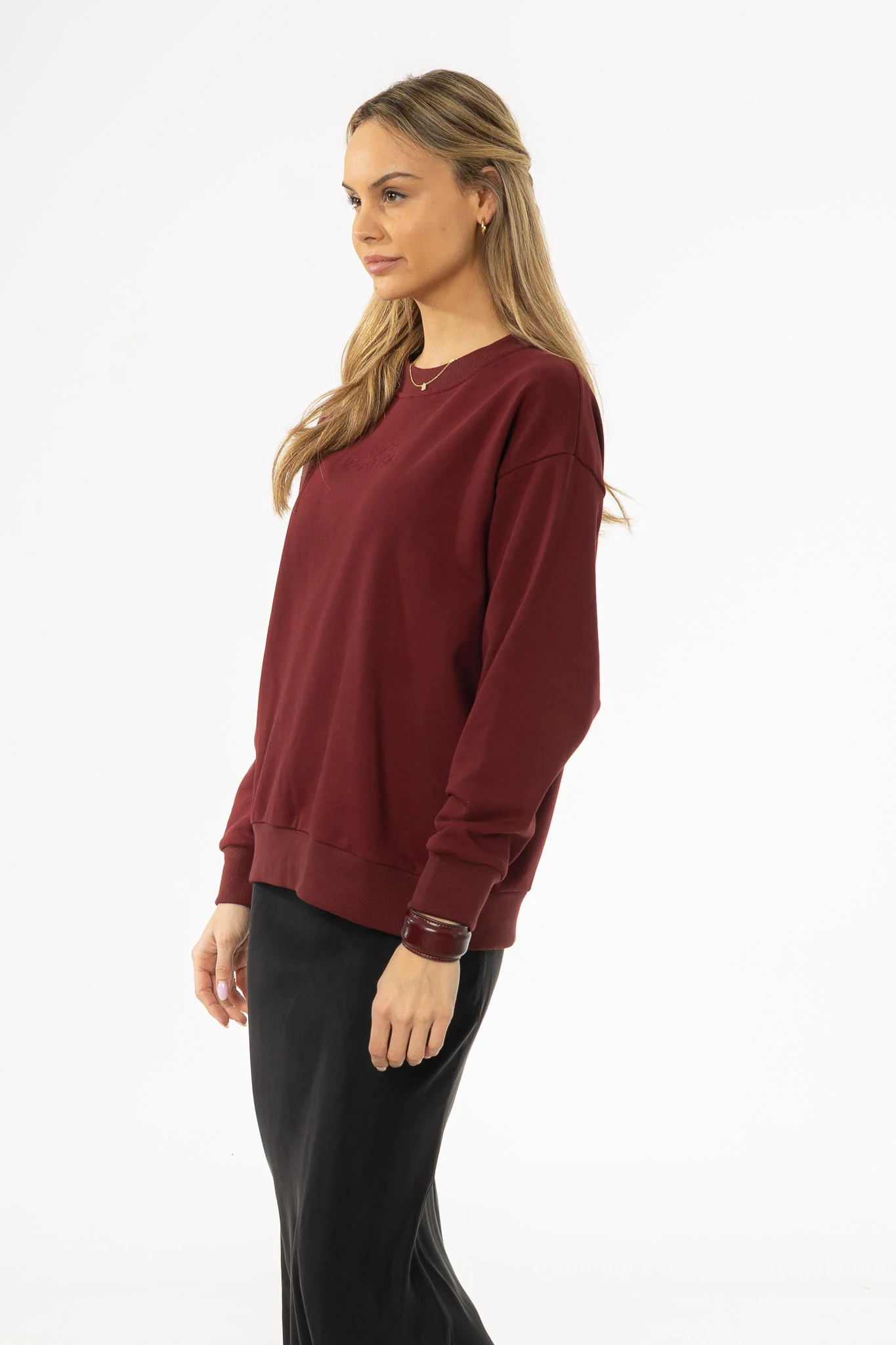 Maroon Graphic Sweatshirt - Image 3