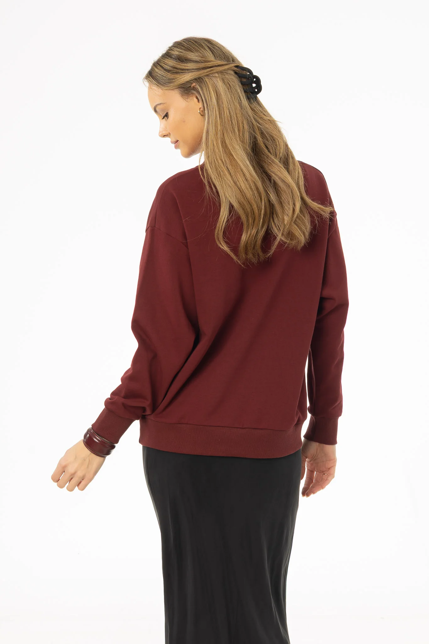 Maroon Graphic Sweatshirt - Image 4