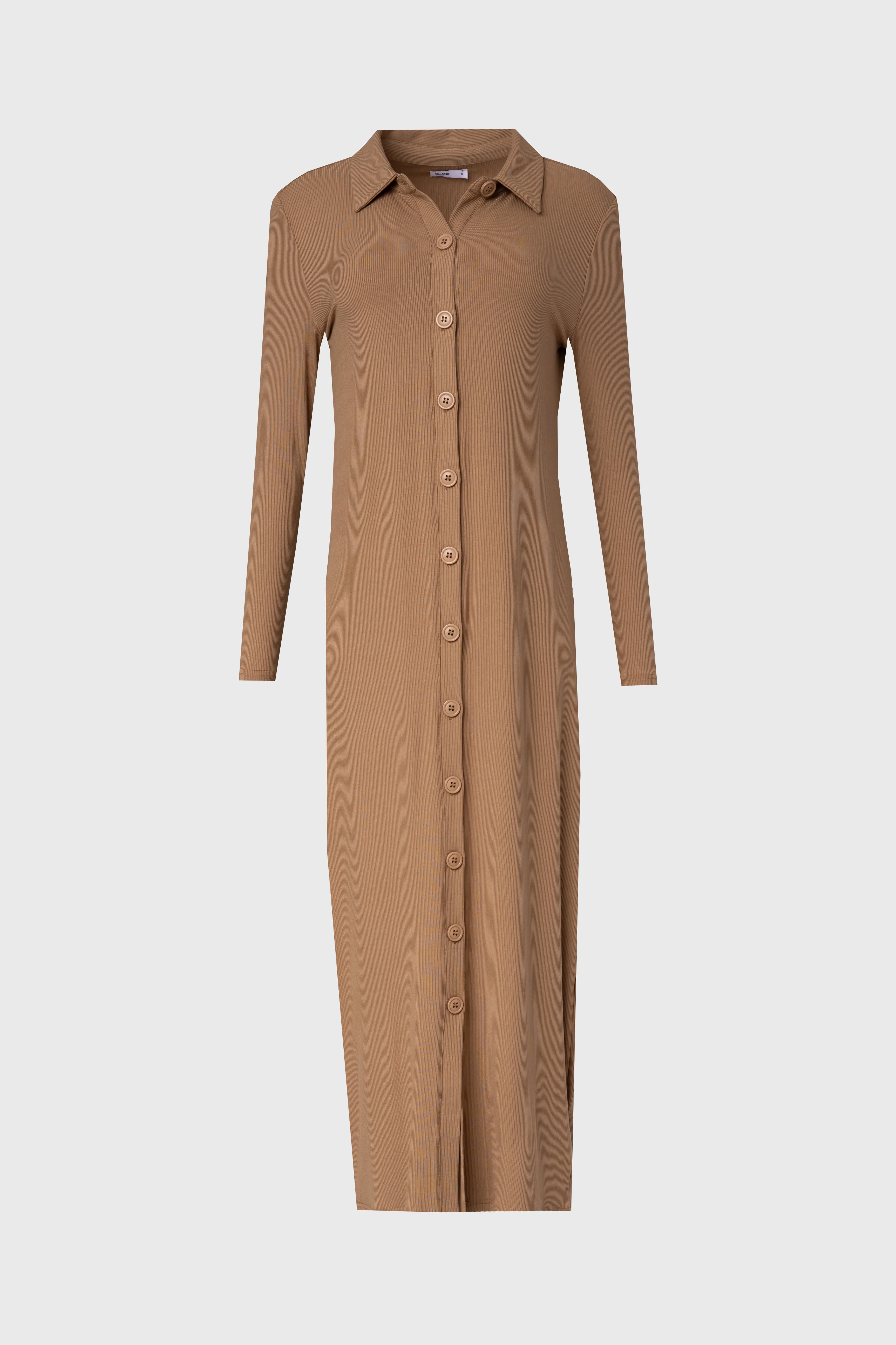 Mocha Cardi Maxi Dress - Image 5