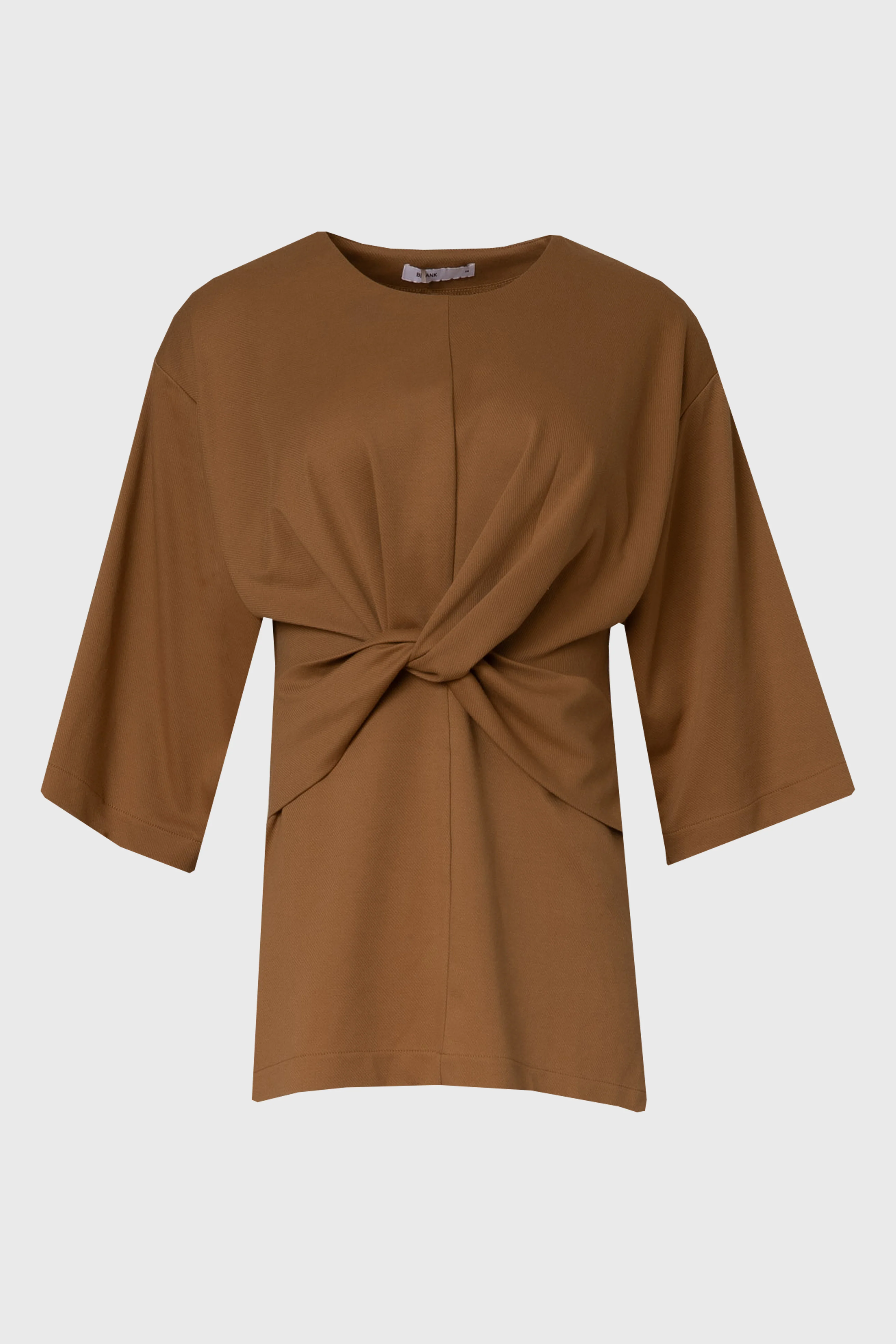 Mocha Textured Twist Top - Image 6