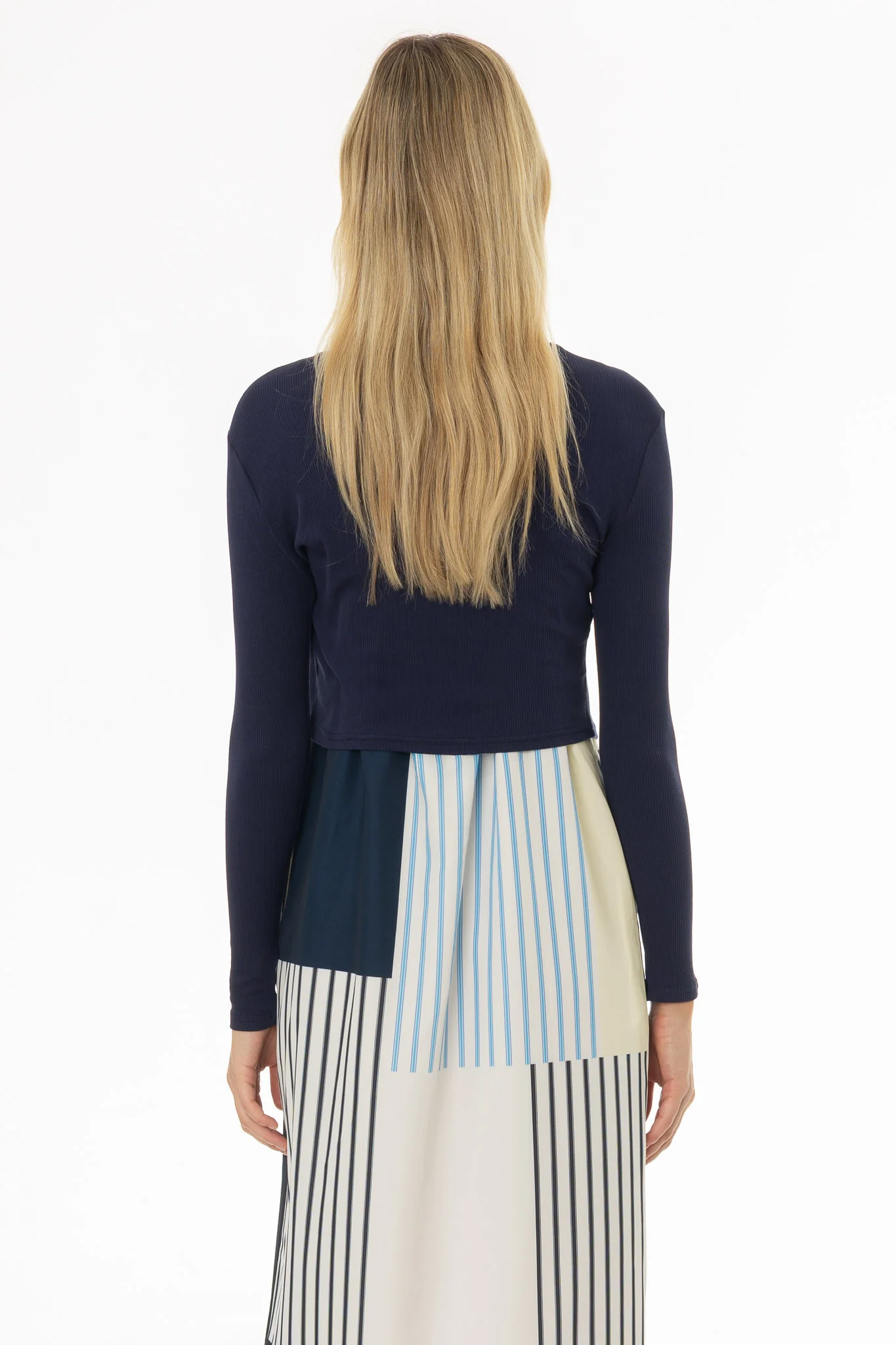 Navy Basic Cardigan - Image 4