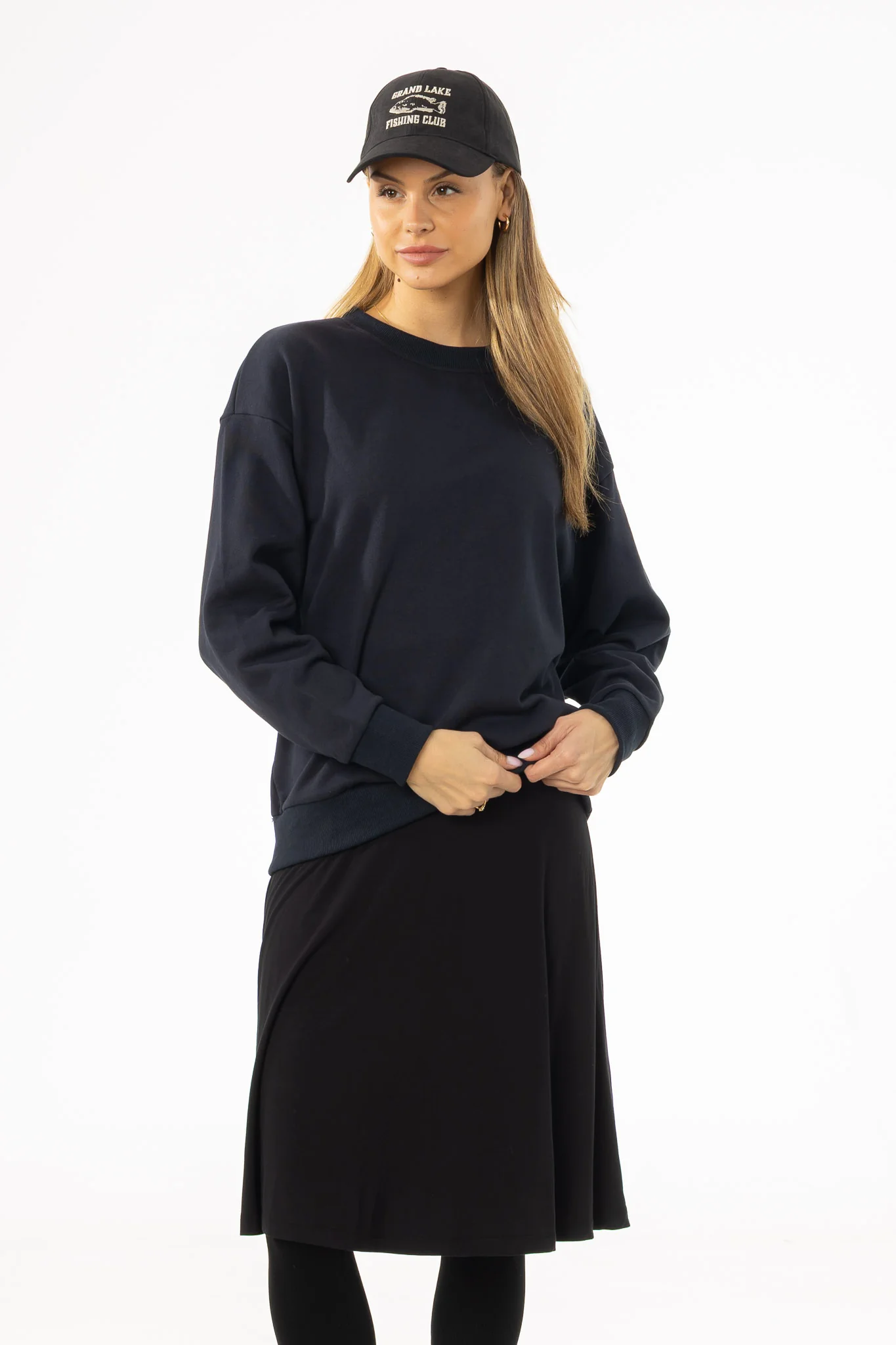 Navy Graphic Sweatshirt - Image 3