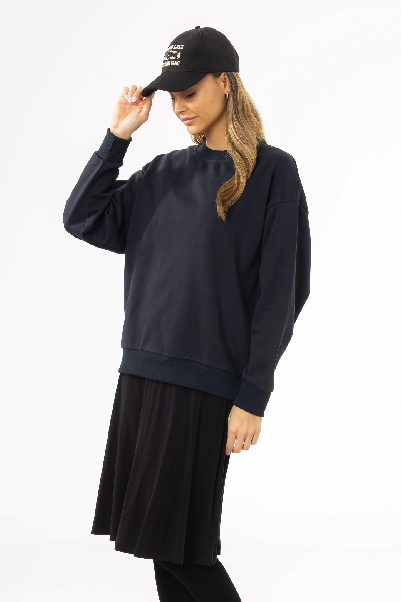 Navy Graphic Sweatshirt - Image 4