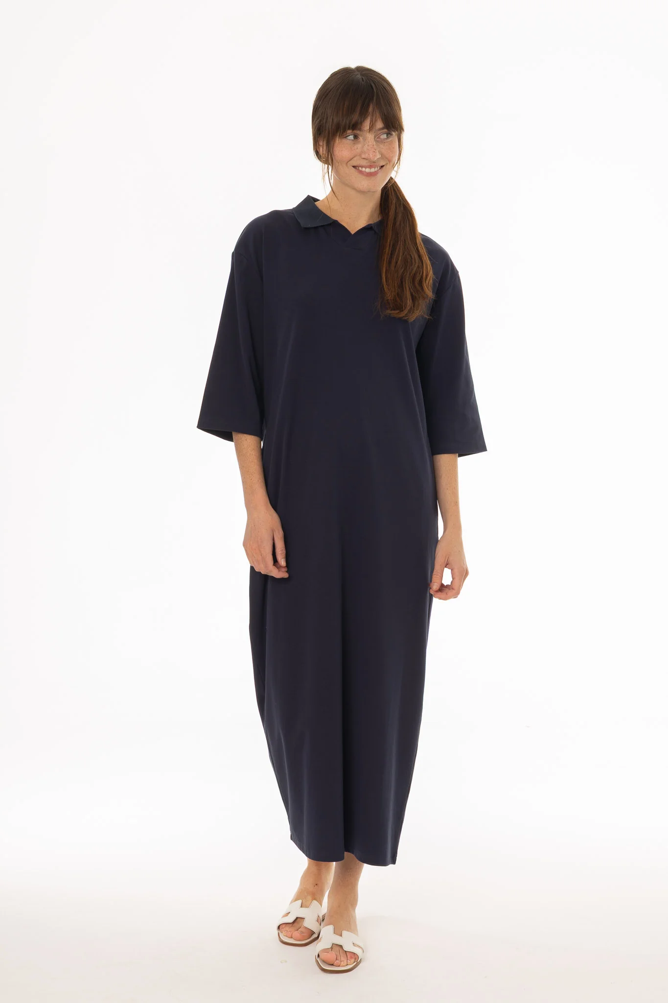 Navy Polo Dress