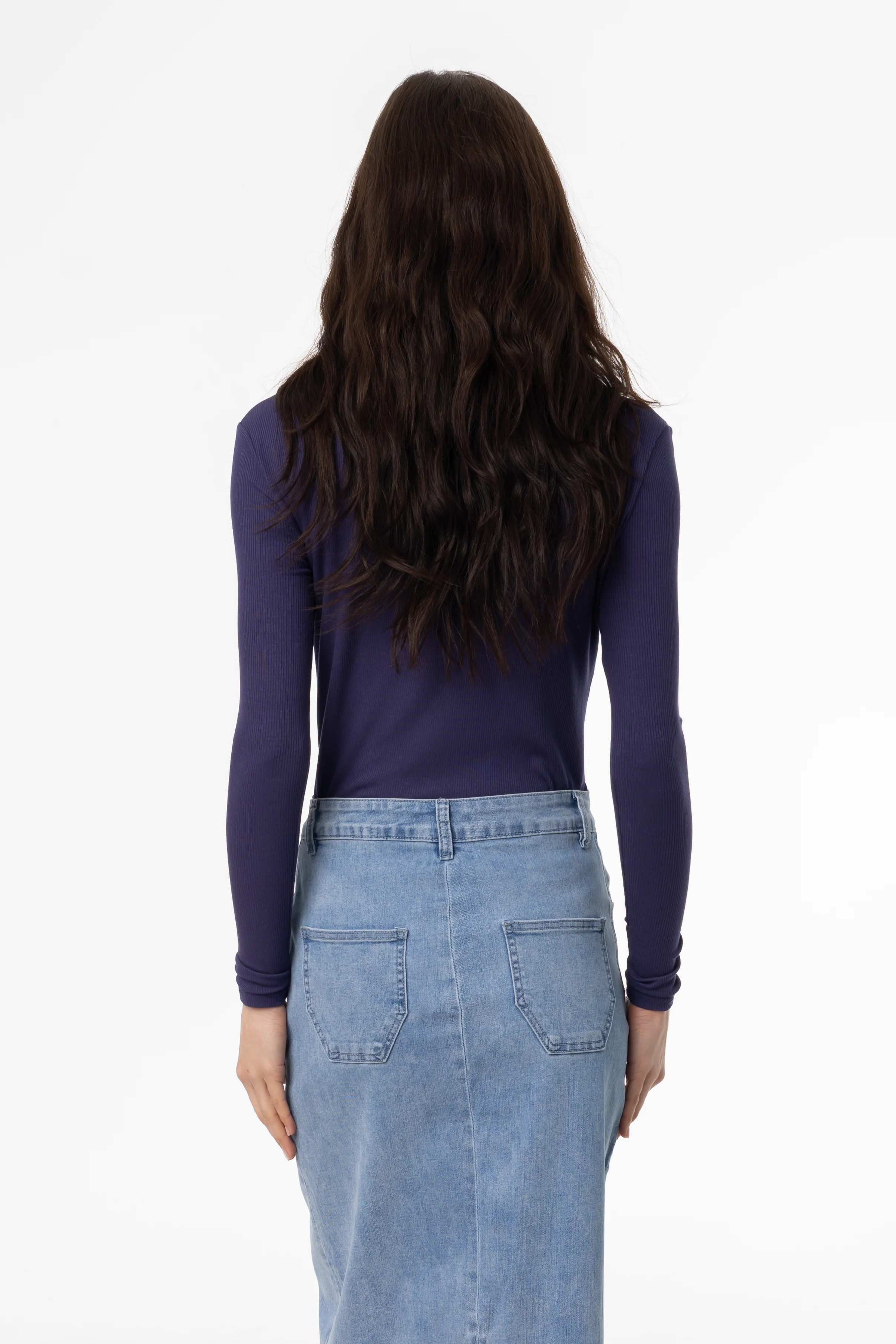 Navy Polo T-Shirt - Image 3