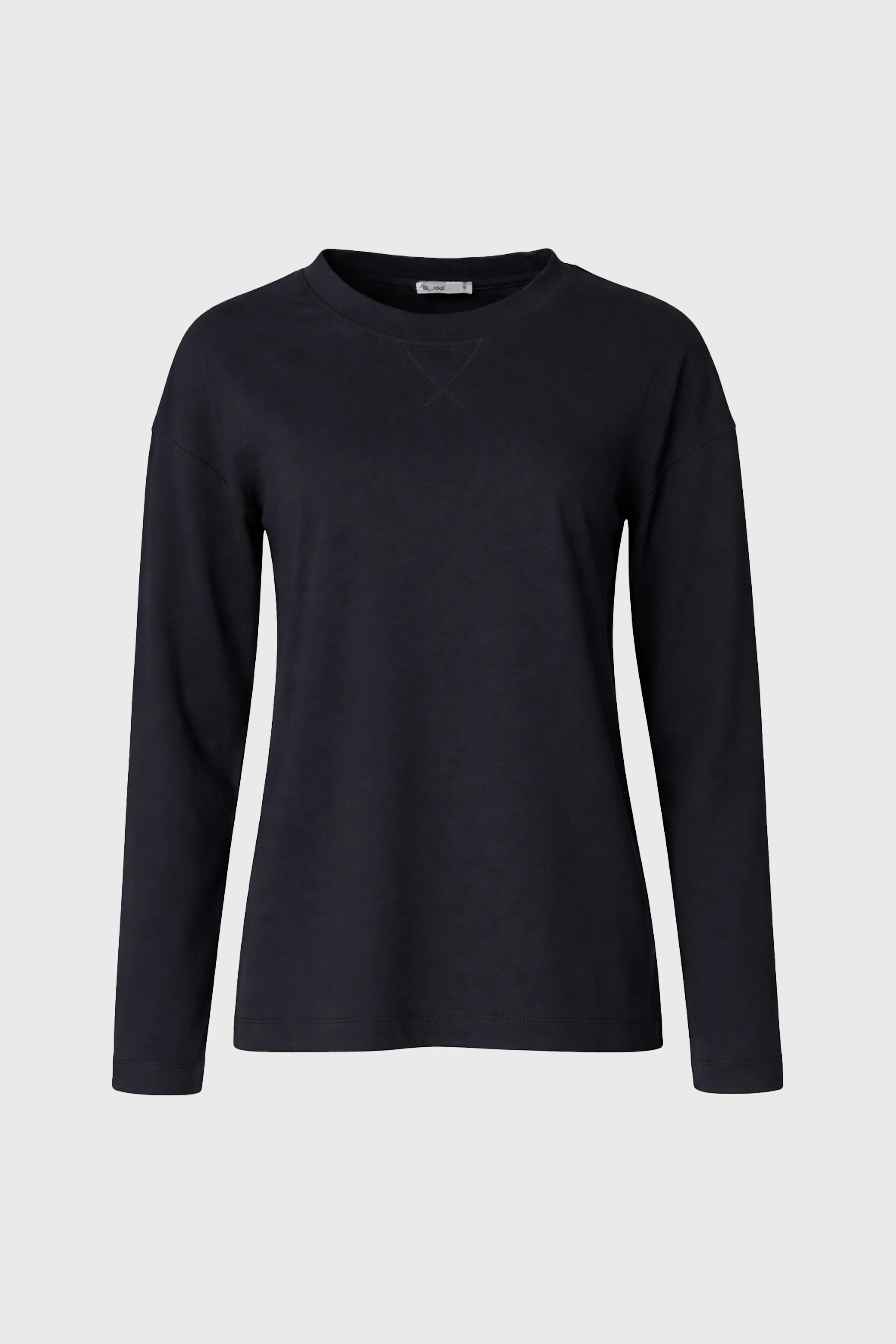 Navy Relaxed Fit long Sleeve T-Shirt - Image 6