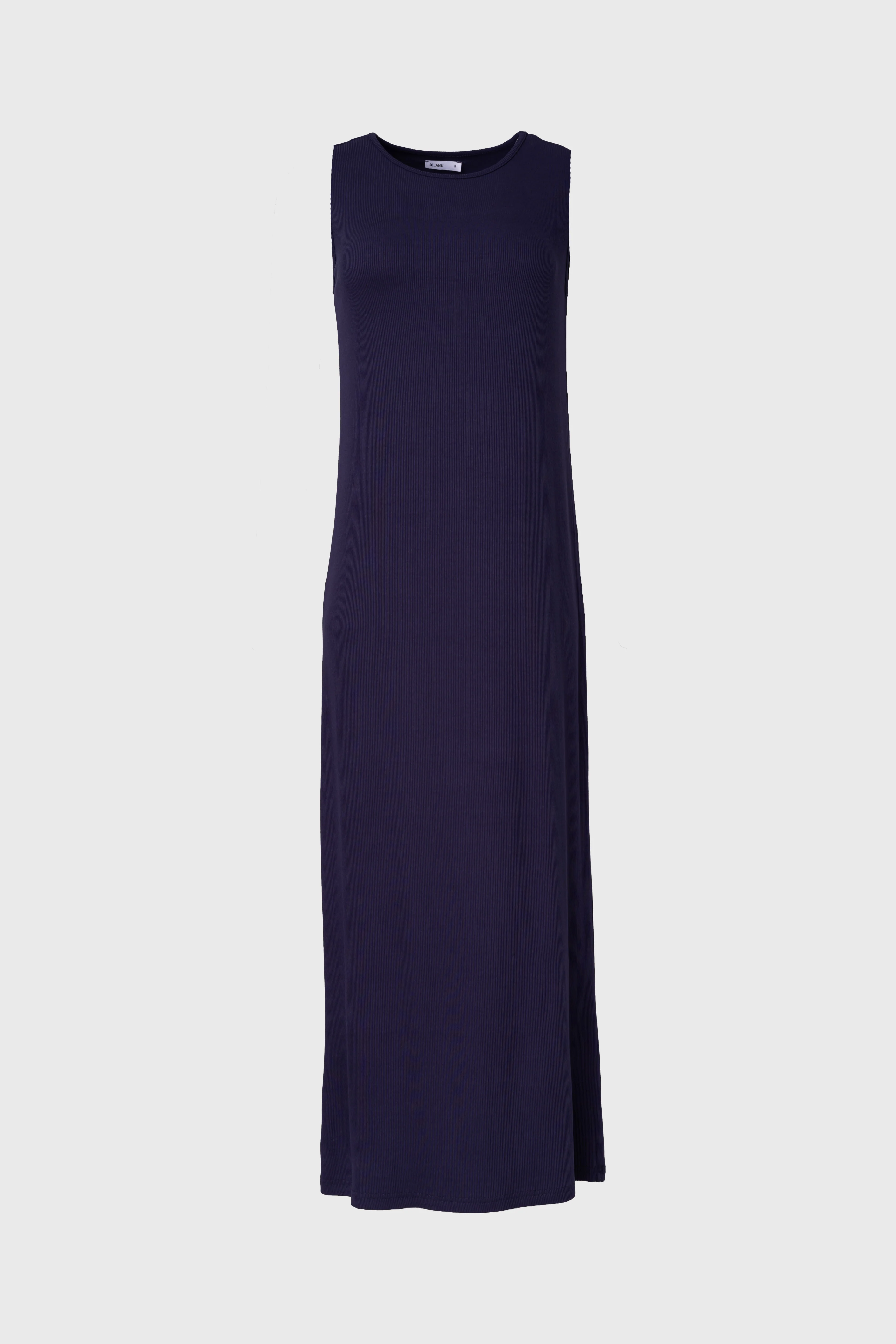 Navy Ribbed Maxi Jumper - Image 5