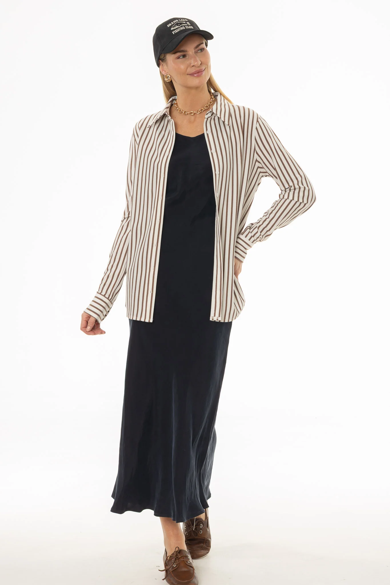 Navy Slip Dress - Image 5